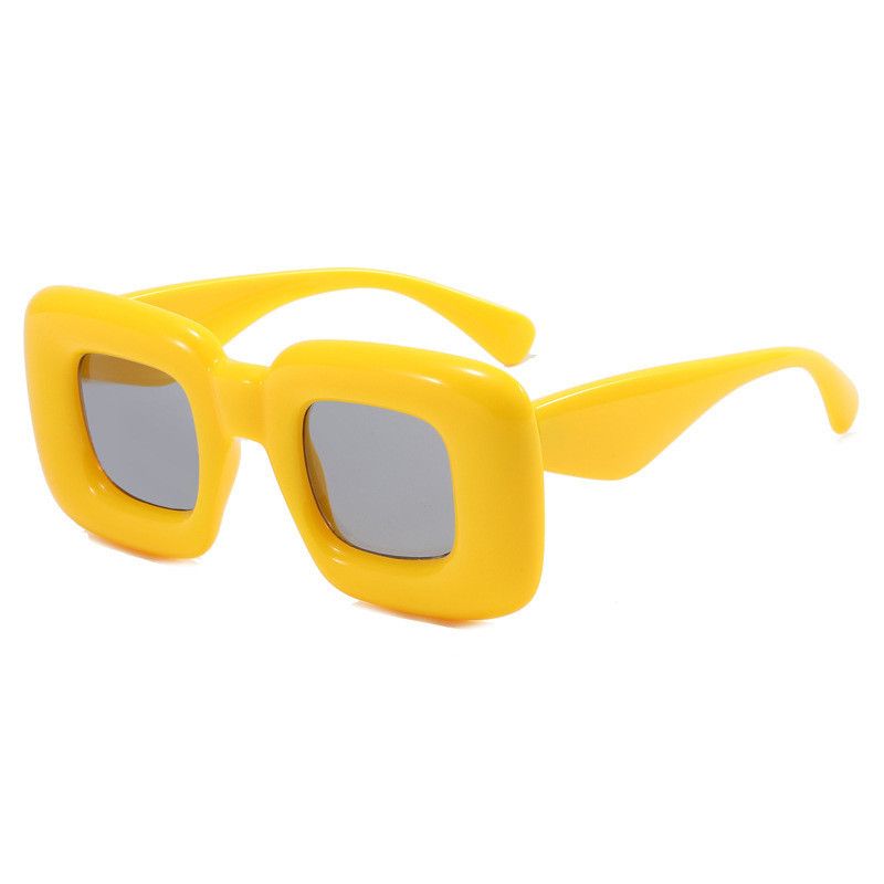 Vintage Ac Square Patchwork Full Frame Sunglasses Size ONE SIZE - 2 Thumbnail