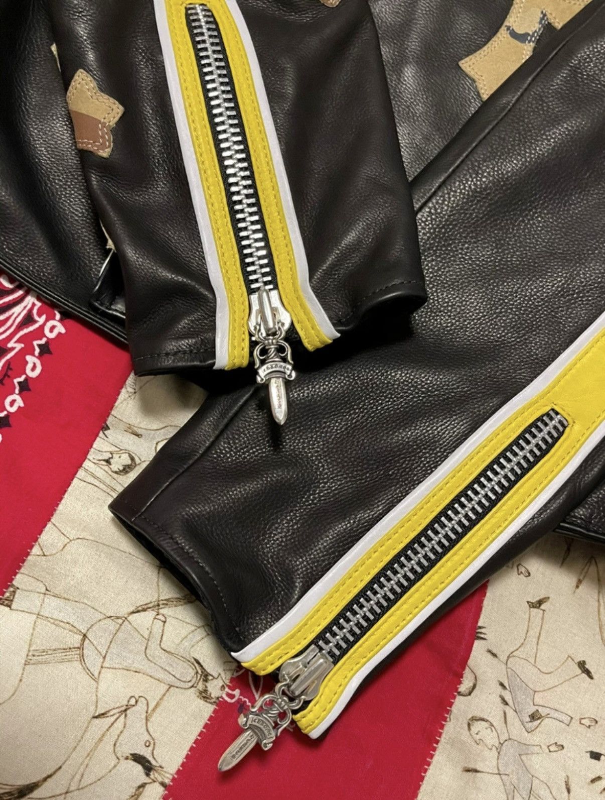 Chrome Hearts Chrome hearts rider leather jeacket Size US L / EU 52-54 / 3 - 8 Thumbnail