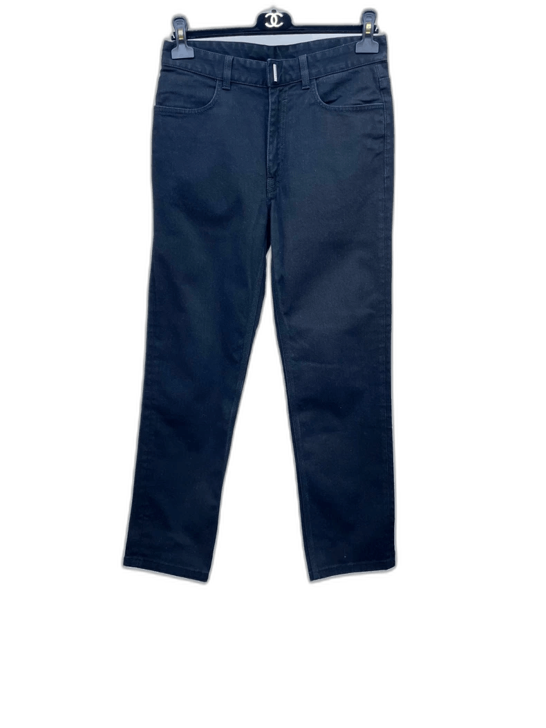 Givenchy Givenchy Classic Black Denim Pants Size US 29 - 1 Thumbnail