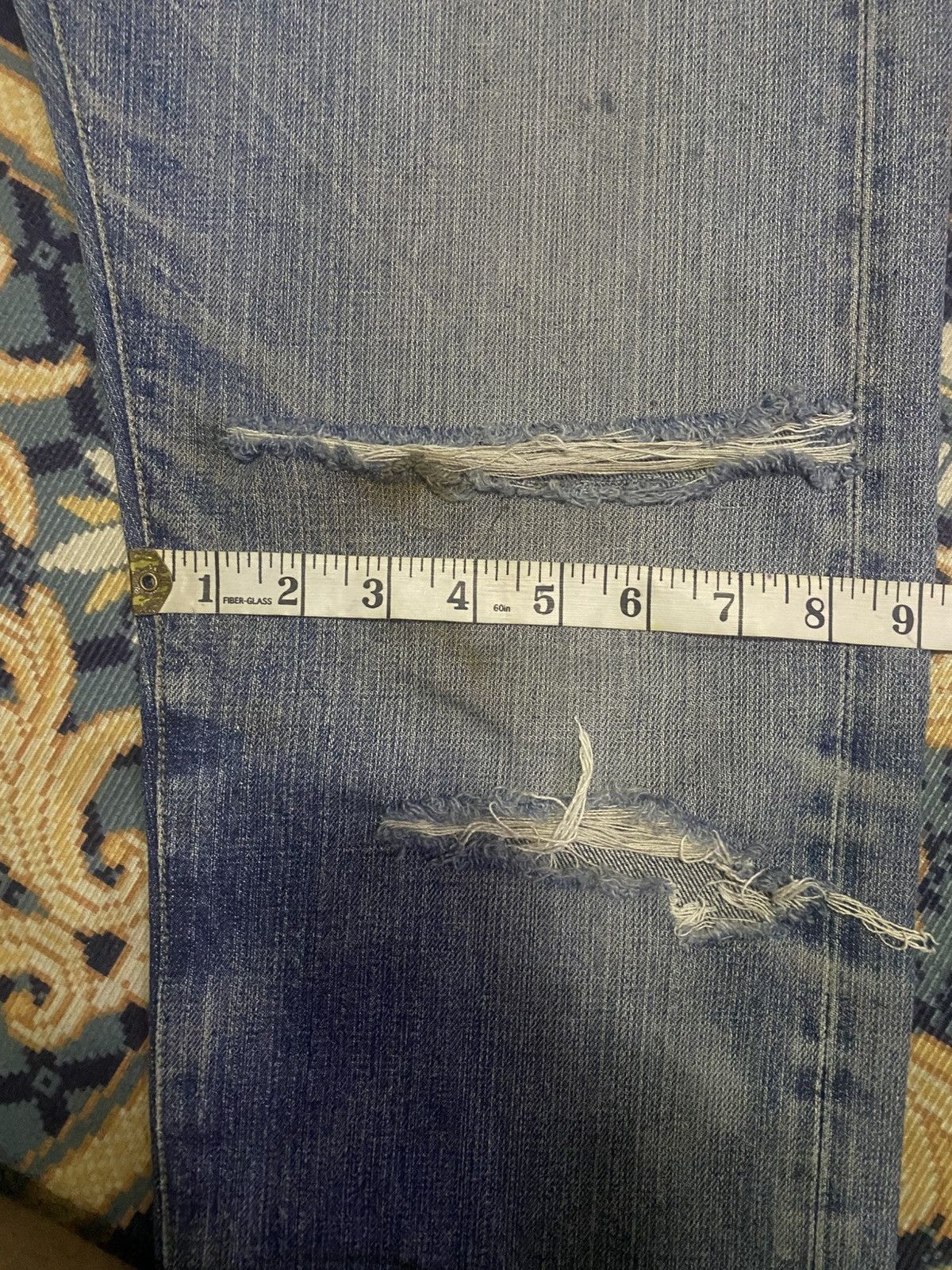 Replay VINTAGE REPLAY Rhinestone Logo Jeans Y2K Archival Lot MV909 Size US 32 / EU 48 - 14 Thumbnail