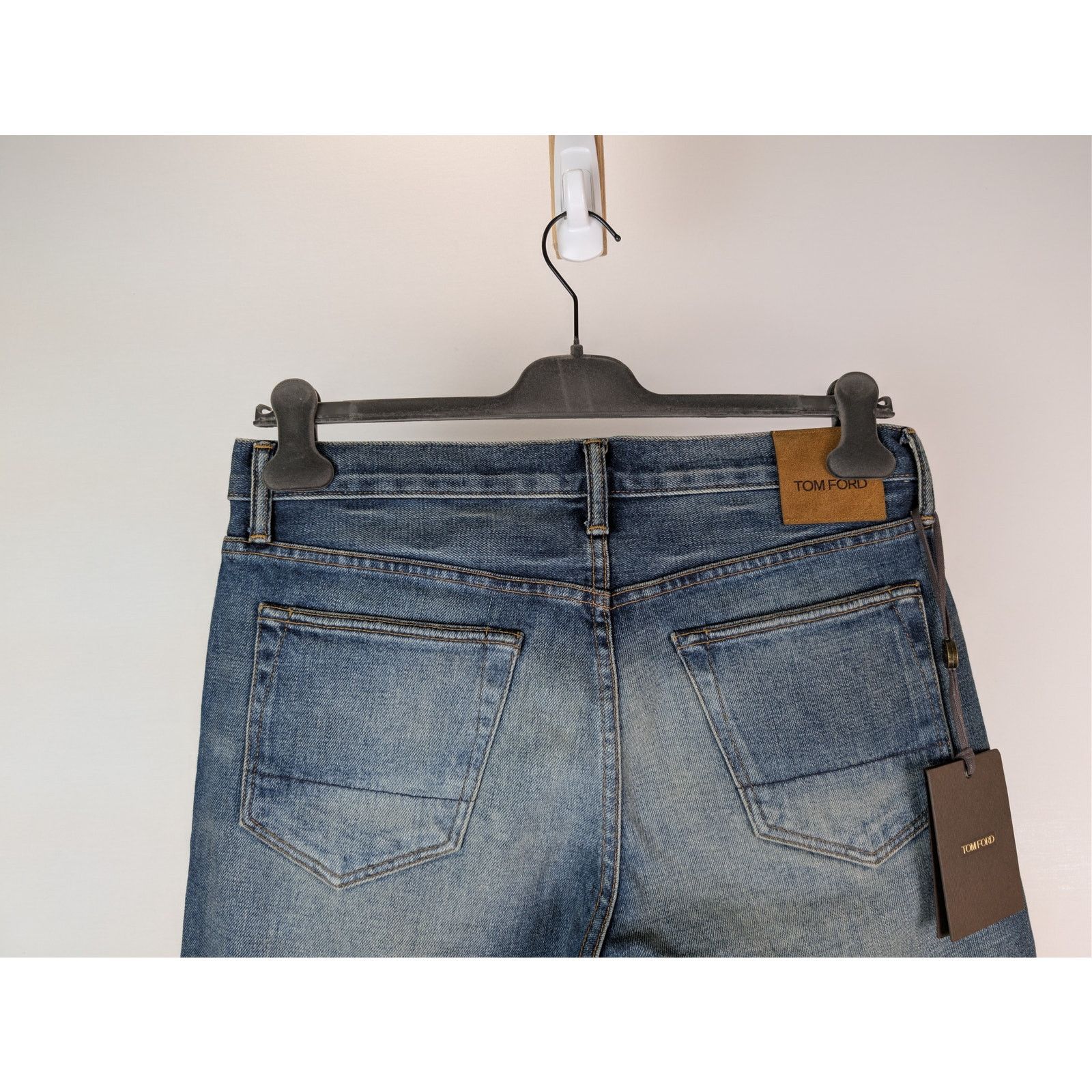 Tom Ford o1rshd1 Straight Jeans in Indigo Blue 32 Size US 32 / EU 48 - 11 Thumbnail