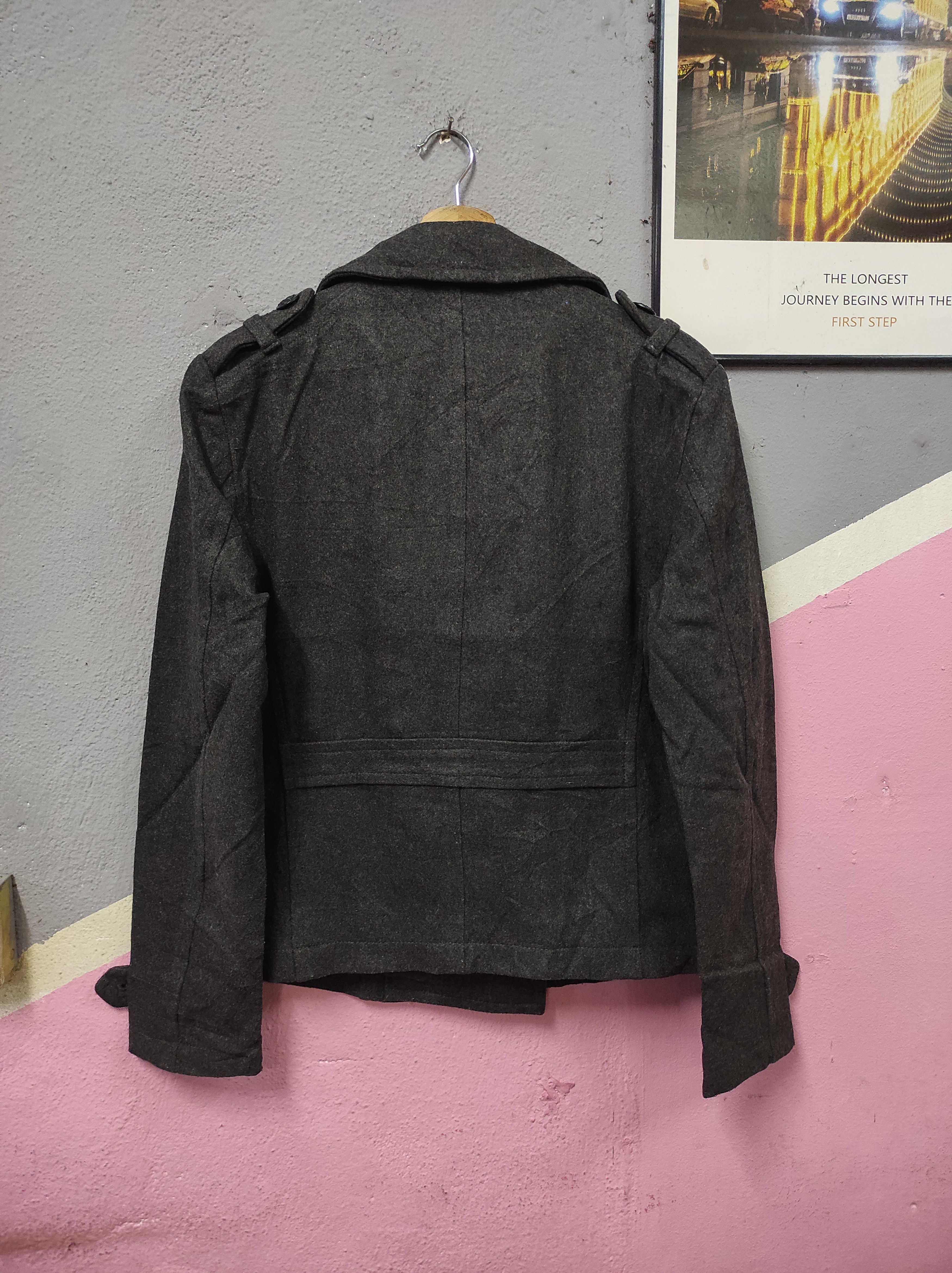 Designer × Japanese Brand PPFM WOOL DOUBLE BREASTED COAT JACKET Size L / US 10 / IT 46 - 6 Thumbnail
