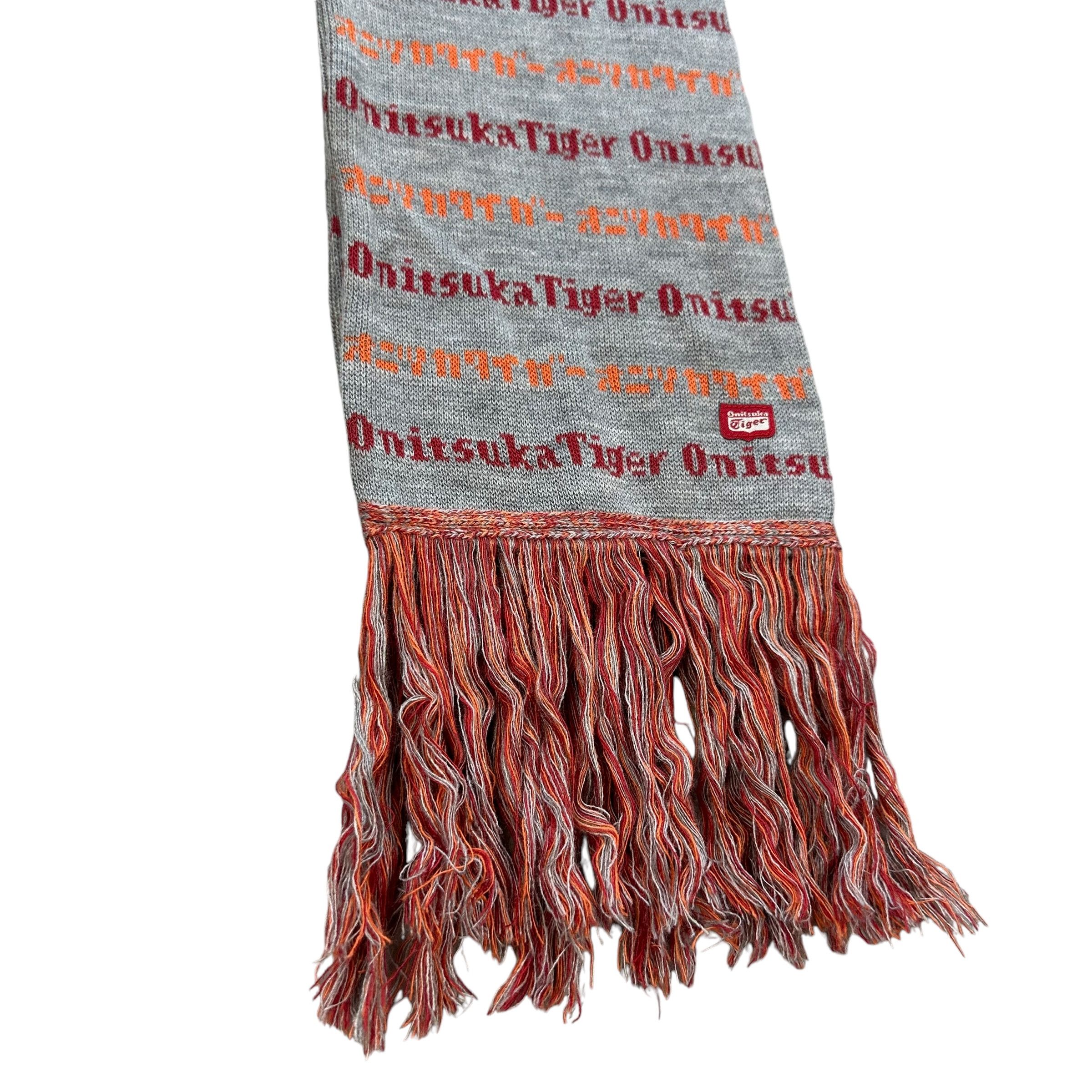 Onitsuka Tiger ONITSUKA TIGER Allover Logo Muffler Neckwear #A62-1489 Size ONE SIZE - 4 Thumbnail
