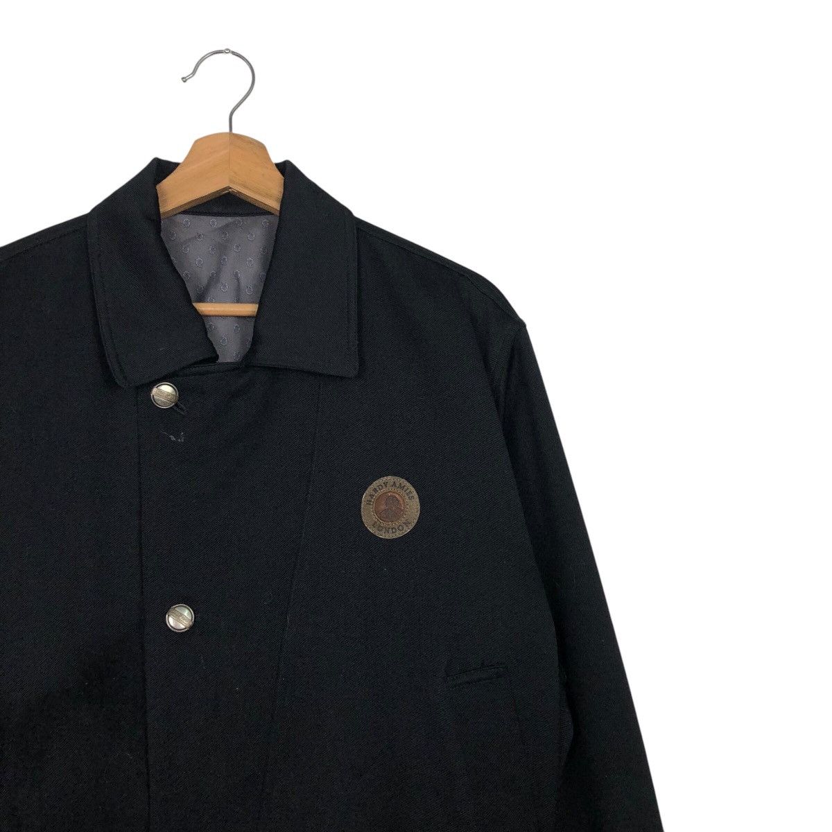 Japanese Brand 📌Vintage Bomber Jacket Hardy Amies Blanket Issey Miyake Size US M / EU 48-50 / 2 - 6 Thumbnail