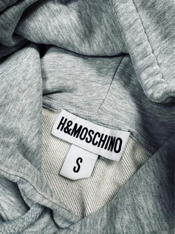 Moschino Moschino gray logo hoodie S mtv Size US S / EU 44-46 / 1 - 4 Thumbnail