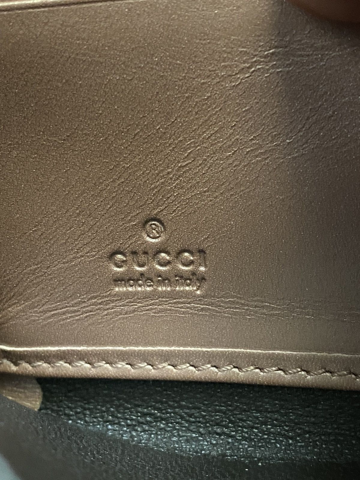 Gucci GG Micro Guccissima leather zippy waller