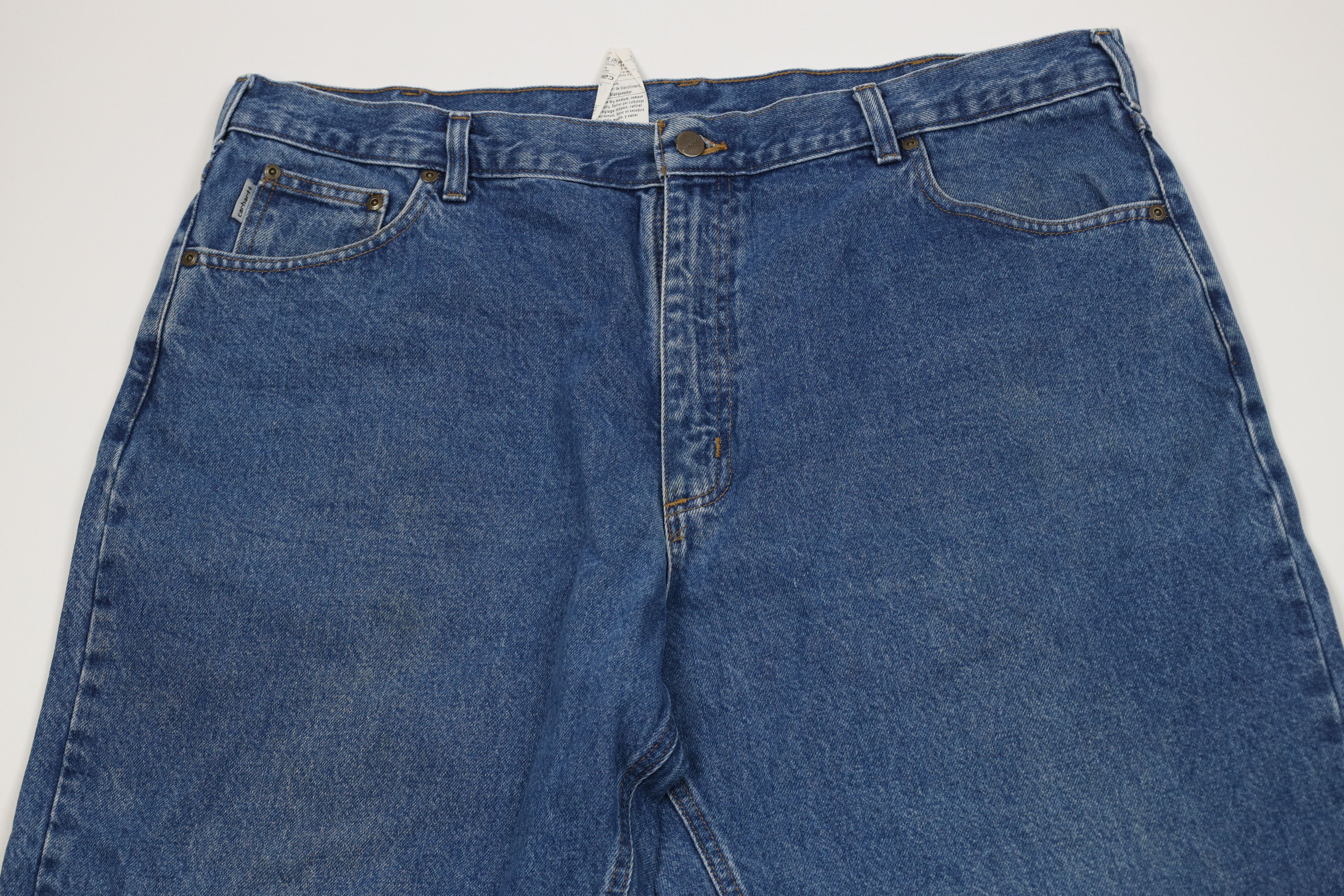 Carhartt Vintage Y2K Carhartt Loose Fit Wide Leg Denim Jeans Blue Size US 42 / EU 58 - 2 Thumbnail