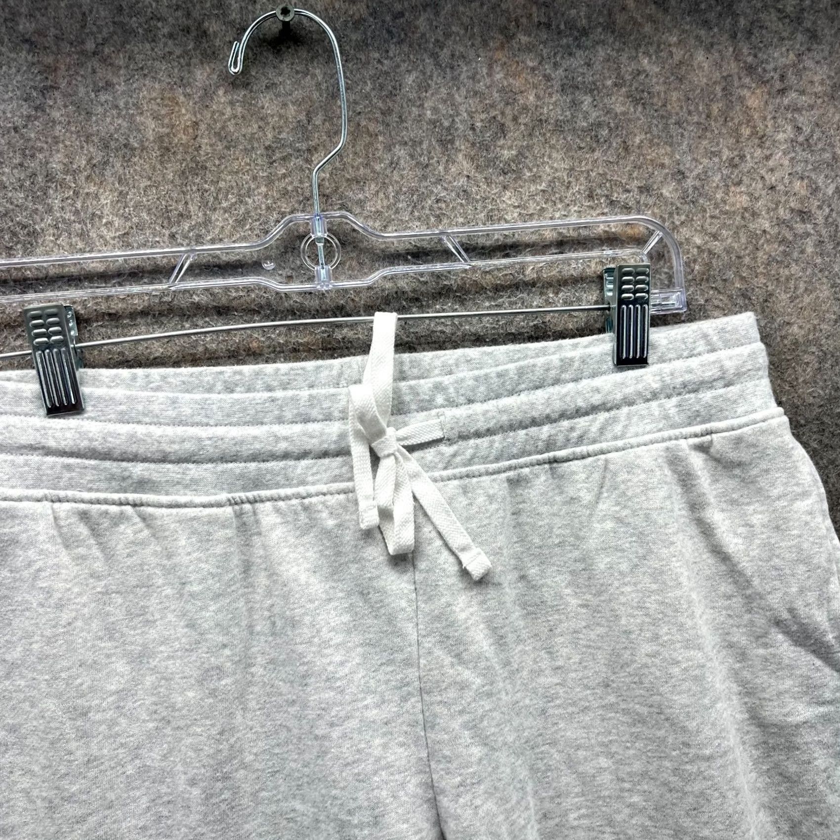 Eddie Bauer Eddie Bauer Jogger Pants Womens Medium Grey Fleece Cotton Tapered Waist 30in Inseam 24in Size 32" / US 10 / IT 46 - 6 Thumbnail