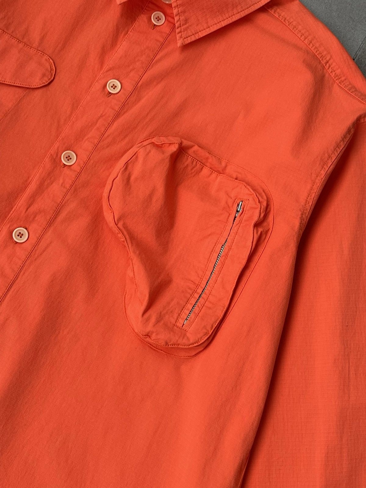 Henrik Vibskov !DS! SS23 Henrik Vibskov Flame Orange Cargo Shirt Size US XL / EU 56 / 4 - 14 Thumbnail