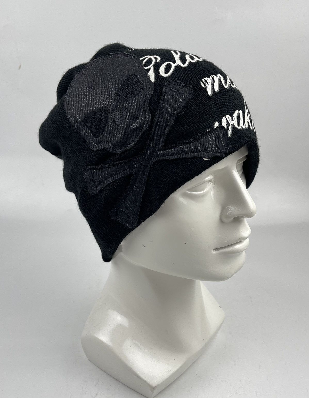 Japanese Brand realistic big skull beanie hat tc31 Size ONE SIZE - 1 Thumbnail