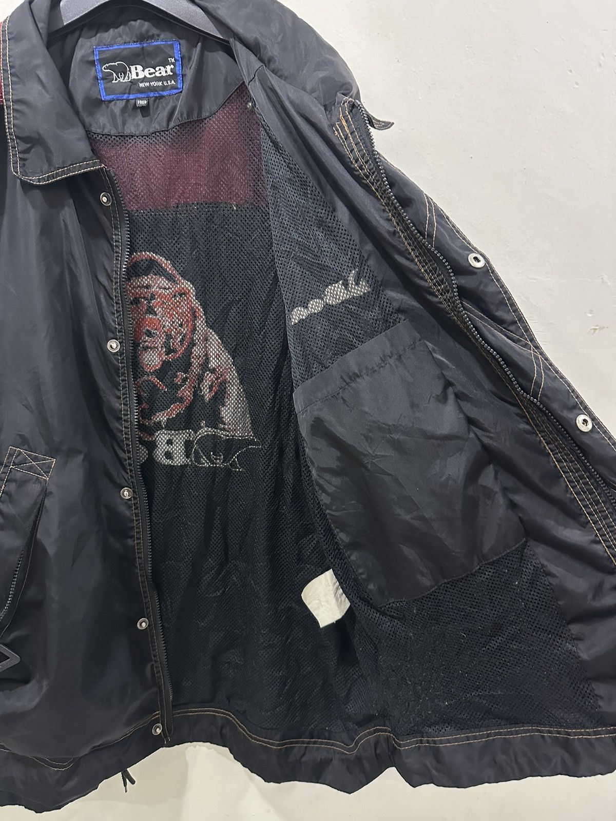 Other 90’s Bear USA Big Embroid Bear Zipper Jacket Size US XL / EU 56 / 4 - 15 Thumbnail