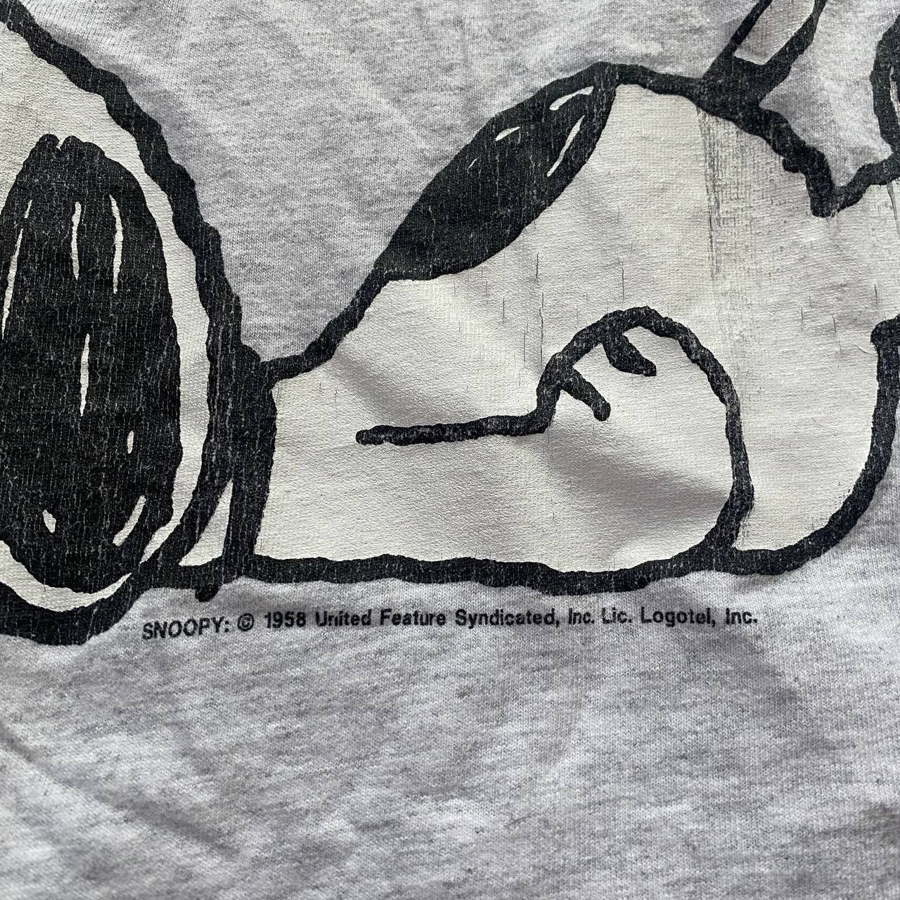 Vintage Vintage Peanuts Snoopy 1958 T Shirt Size US L / EU 52-54 / 3 - 2 Thumbnail
