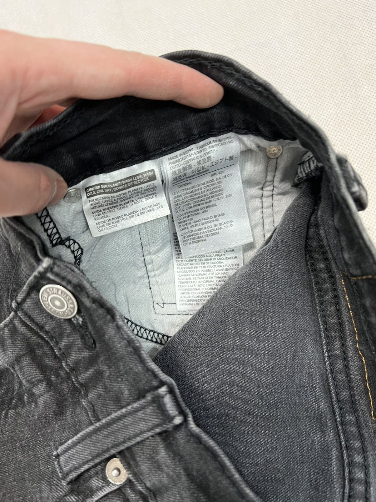 Levi's × Levi's Vintage Clothing Pants Levi’s 510 Dark Grey 34/30 Size US 34 / EU 50 - 4 Thumbnail