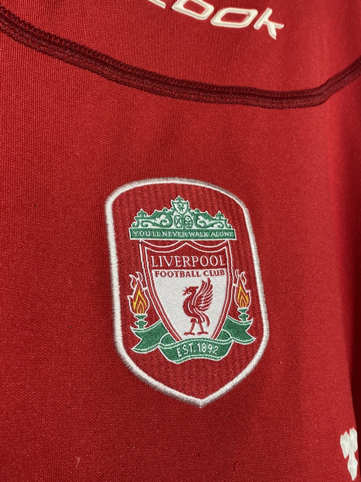 Reebok #10 Owen Liverpool FC 2002-2004 Home Reebok Football Shirt Size US L / EU 52-54 / 3 - 9 Thumbnail