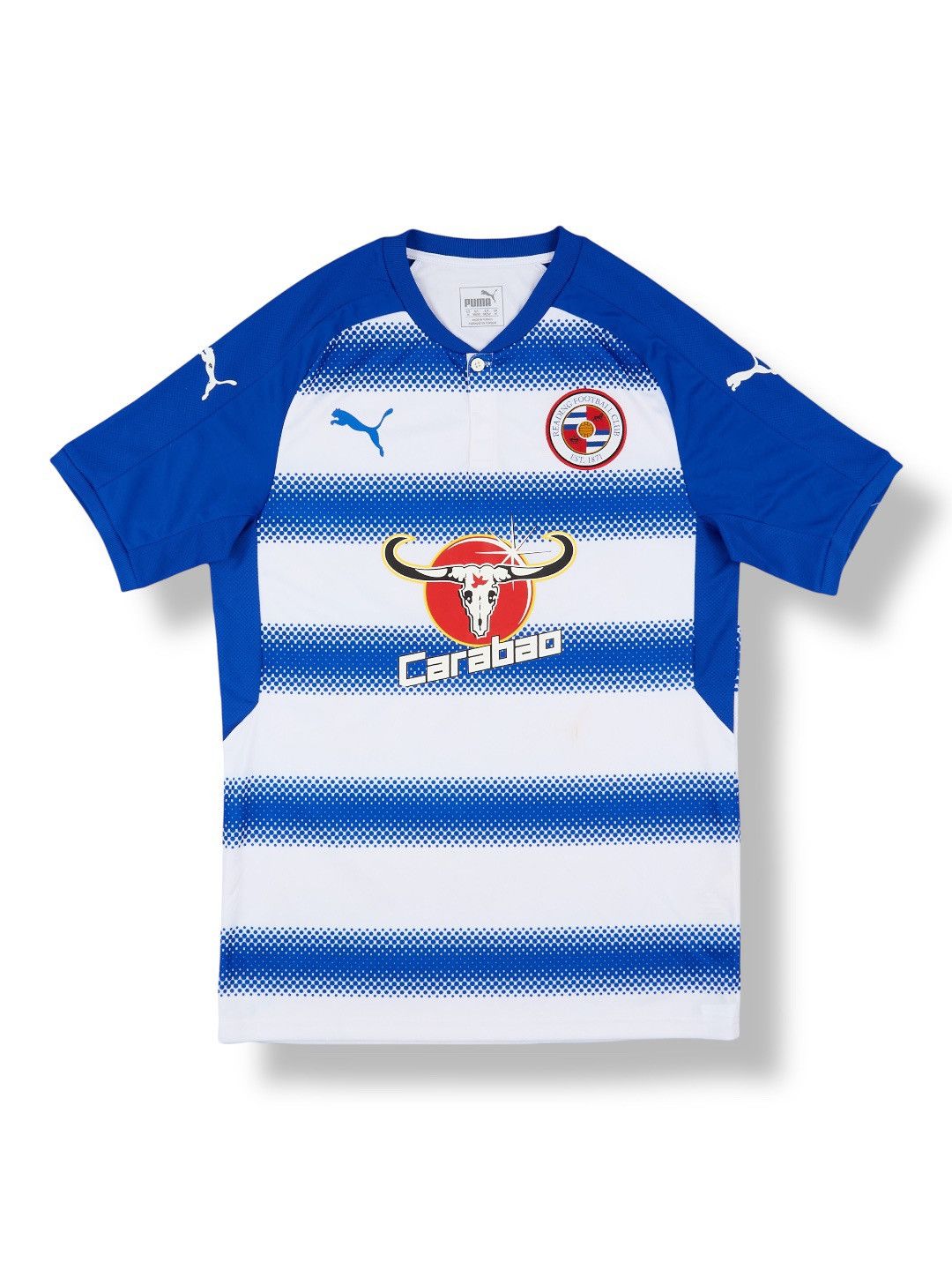 Puma 2018/2019 Puma Reading Home Soccer Jersey Men’s Blue Size M Size US M / EU 48-50 / 2 - 1 Thumbnail