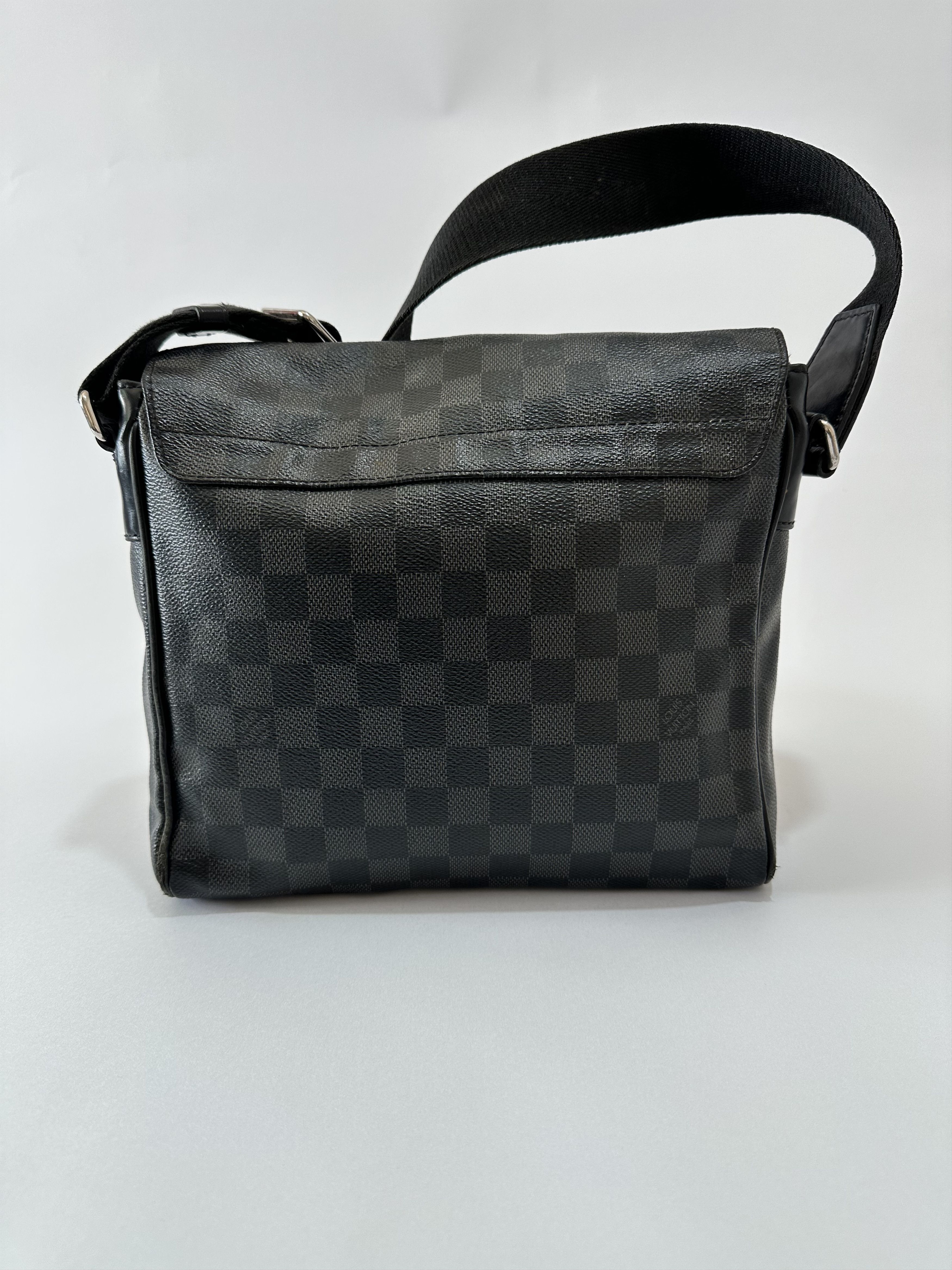 Louis Vuitton Louis Vuitton Damier Ebene Graphite Canvas District PM Bag Size ONE SIZE - 2 Thumbnail