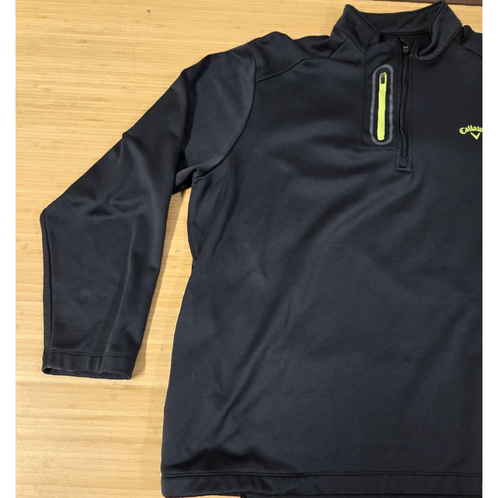 Callaway Callaway Pullover Mens 2XL Black Quarter Zip Golf Performance Fleece Lined Soft Size US XXL / EU 58 / 5 - 3 Thumbnail