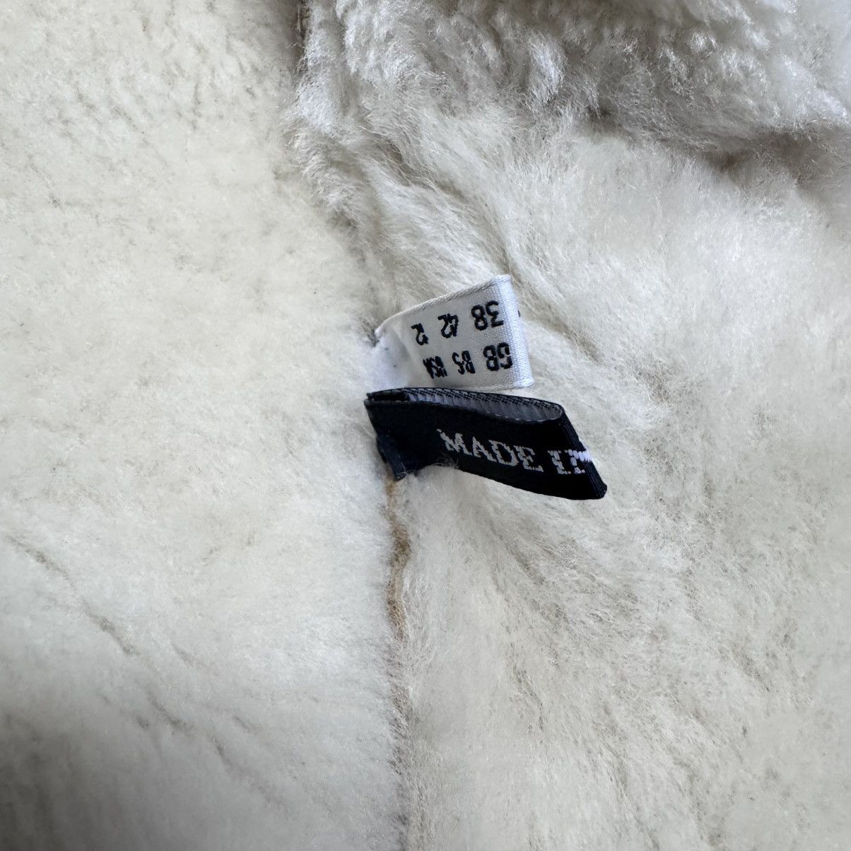 Leather Elia Quaglicia Workshop Shearling Leather Bomber Jacket Size US M / EU 48-50 / 2 - 22 Thumbnail