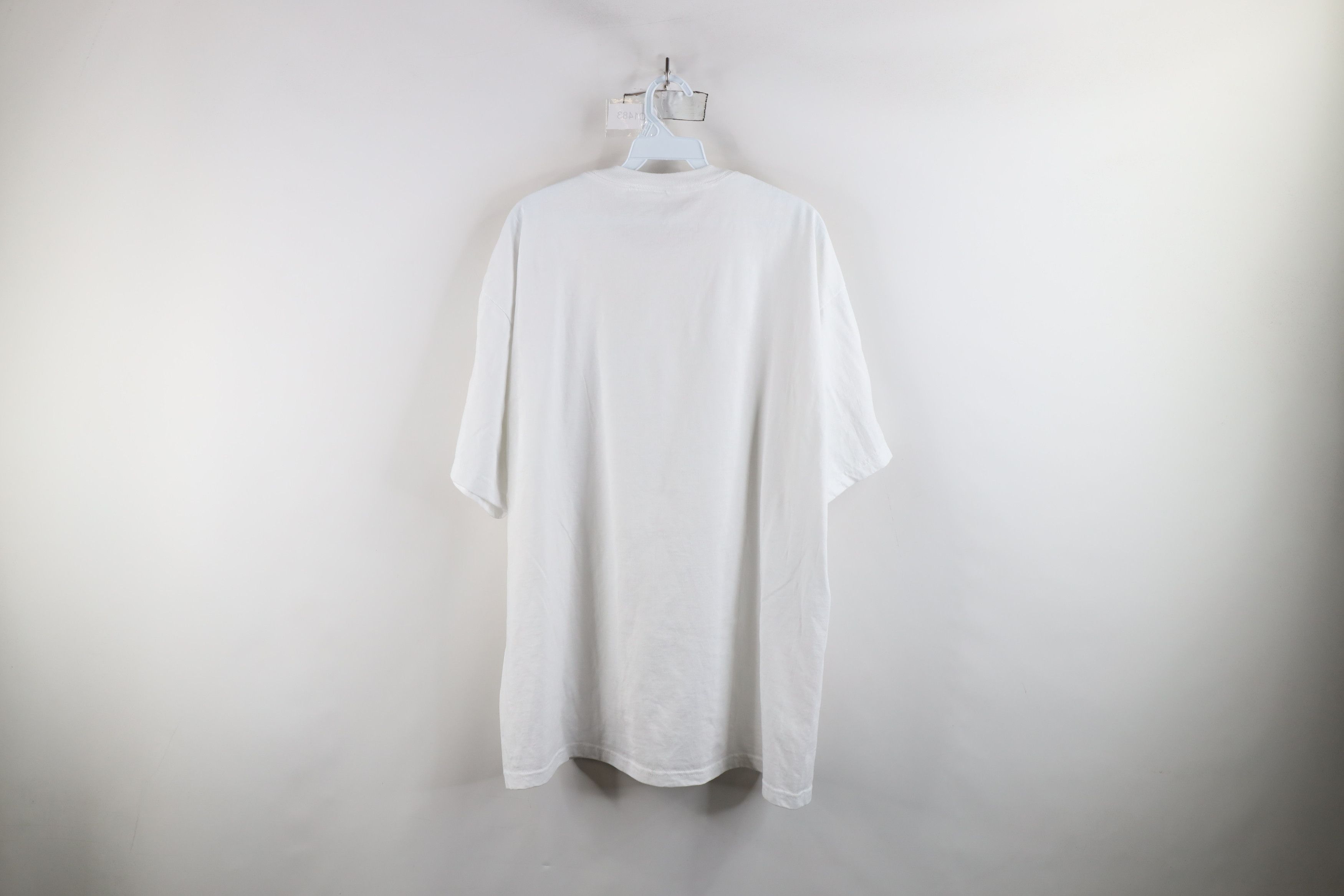 Vintage Vinage 90s Streetwear Bird Flower Short Sleeve T-Shirt White Size XL / US 12-14 / IT 48-50 - 8 Thumbnail
