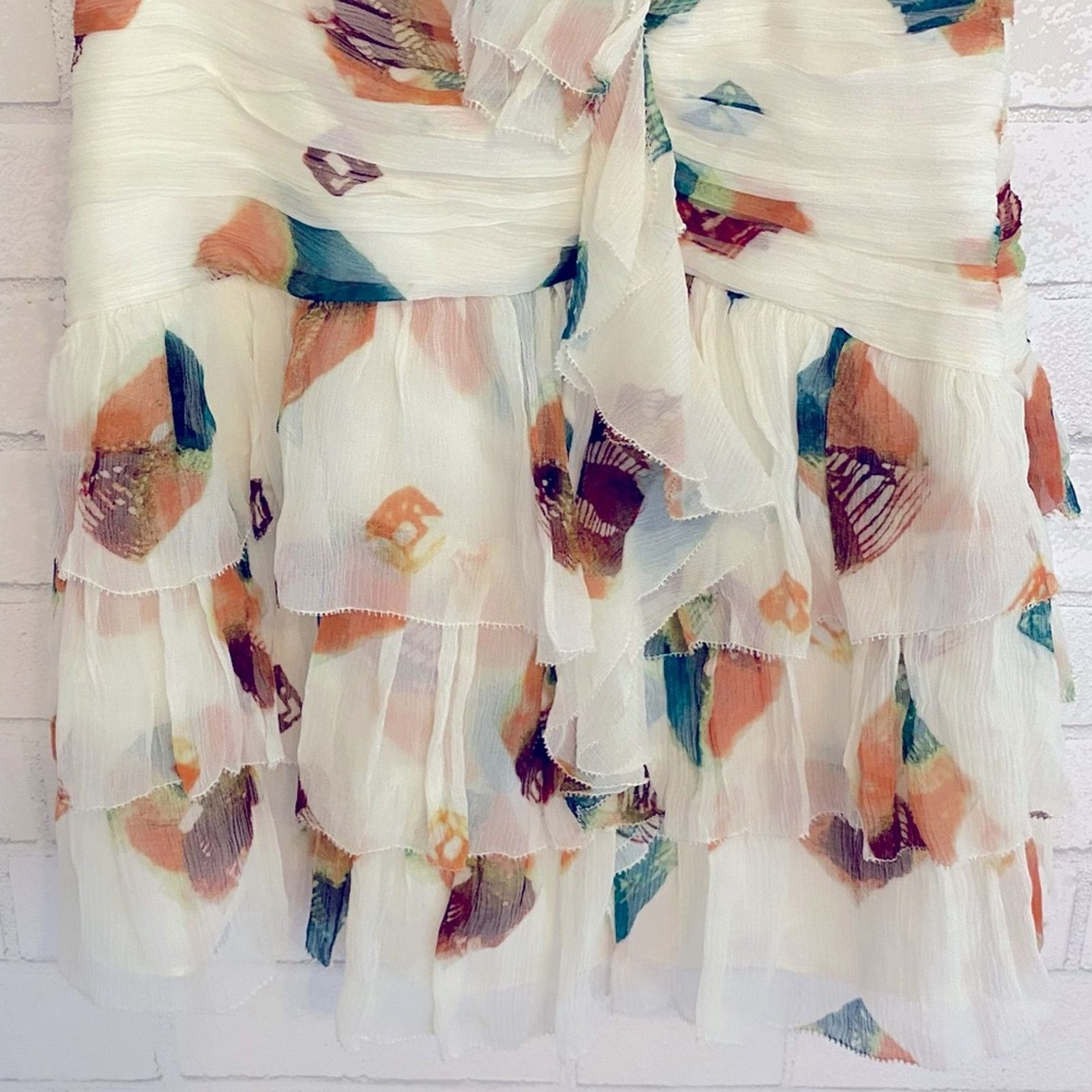 Ulla Johnson New! Ulla Johnson $690 Silk Zina Dress Aurora Ivory Silk 2 Size XS / US 0-2 / IT 36-38 - 7 Thumbnail