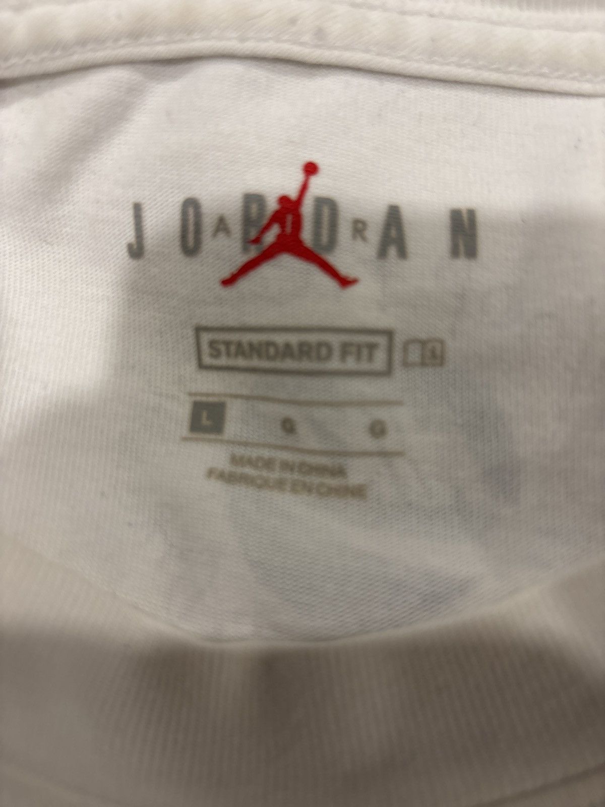 Off-White Off-White x Jordan Vintage Tee Size US L / EU 52-54 / 3 - 4 Thumbnail