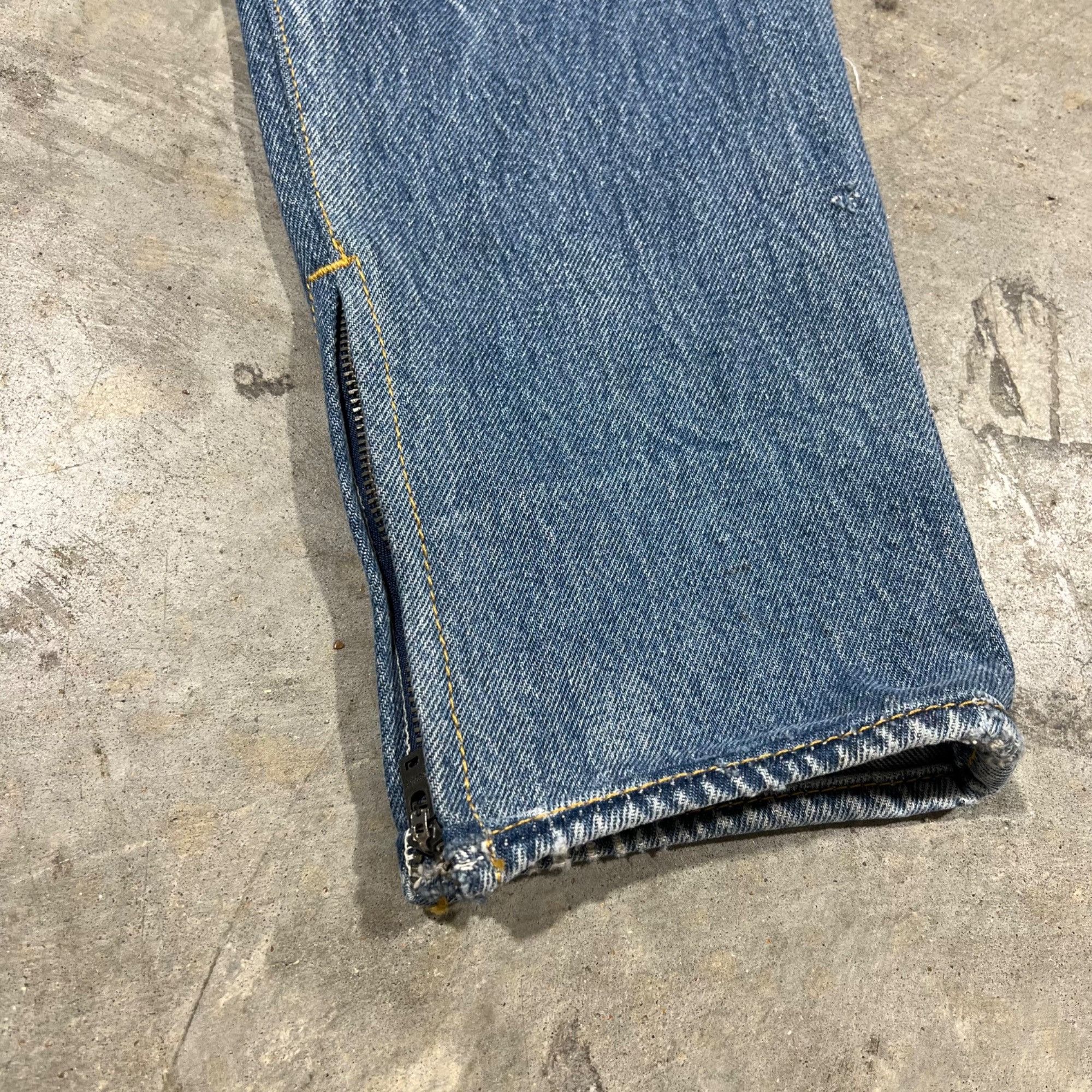Levi's × RE/DONE $943 NWT RE/DONE x LEVI'S Double Waisted Drainpipe Sz 25 Size 25" / US 0 / IT 36 - 3 Thumbnail