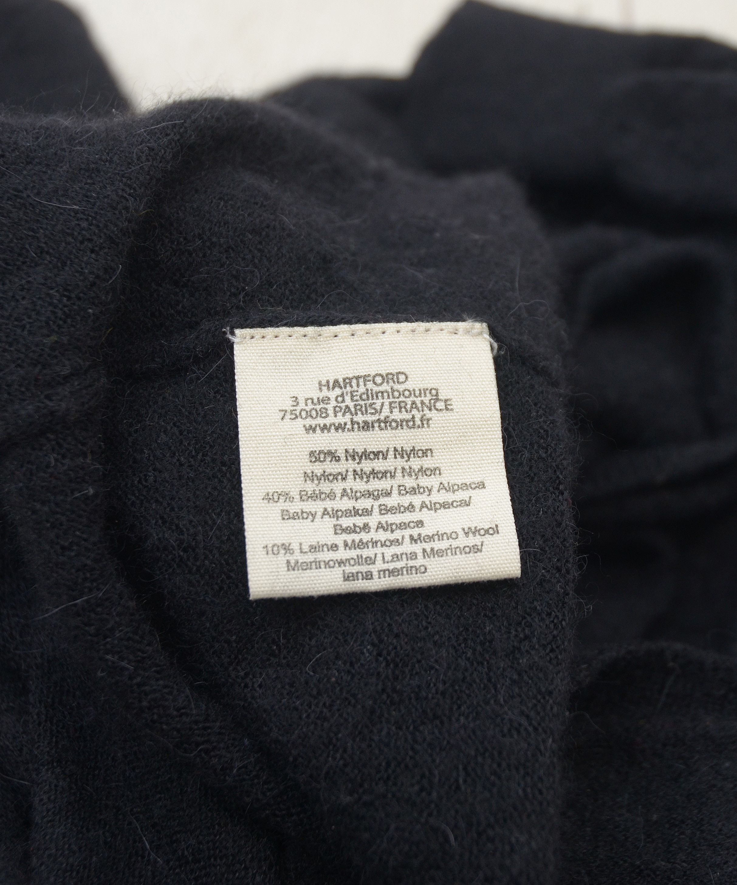 Hartford Hartford Baby Alpaca Long Sleeve Sweater V-neck Jumper Sz 3 Size L / US 10 / IT 46 - 8 Thumbnail