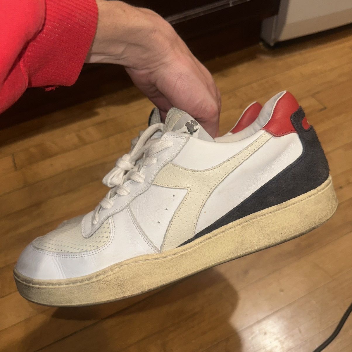 Diadora RARE Diadora limited edition Heritage MI Basket Low Size US 12 / EU 45 - 4 Thumbnail