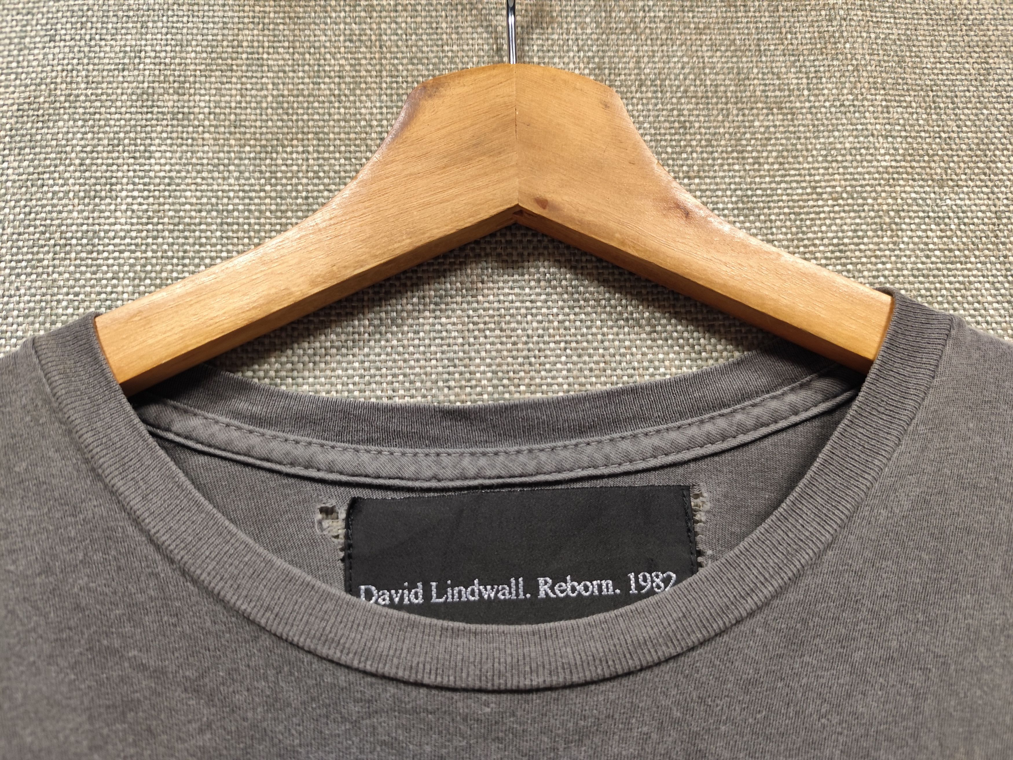 Vintage T Shirt David Lindwall.Reborn.1982 Size US M / EU 48-50 / 2 - 3 Thumbnail
