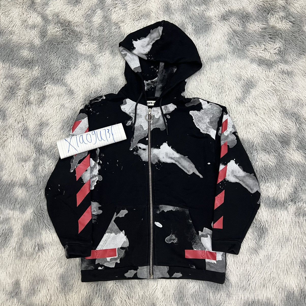 Off white liquid spots hoodie hotsell