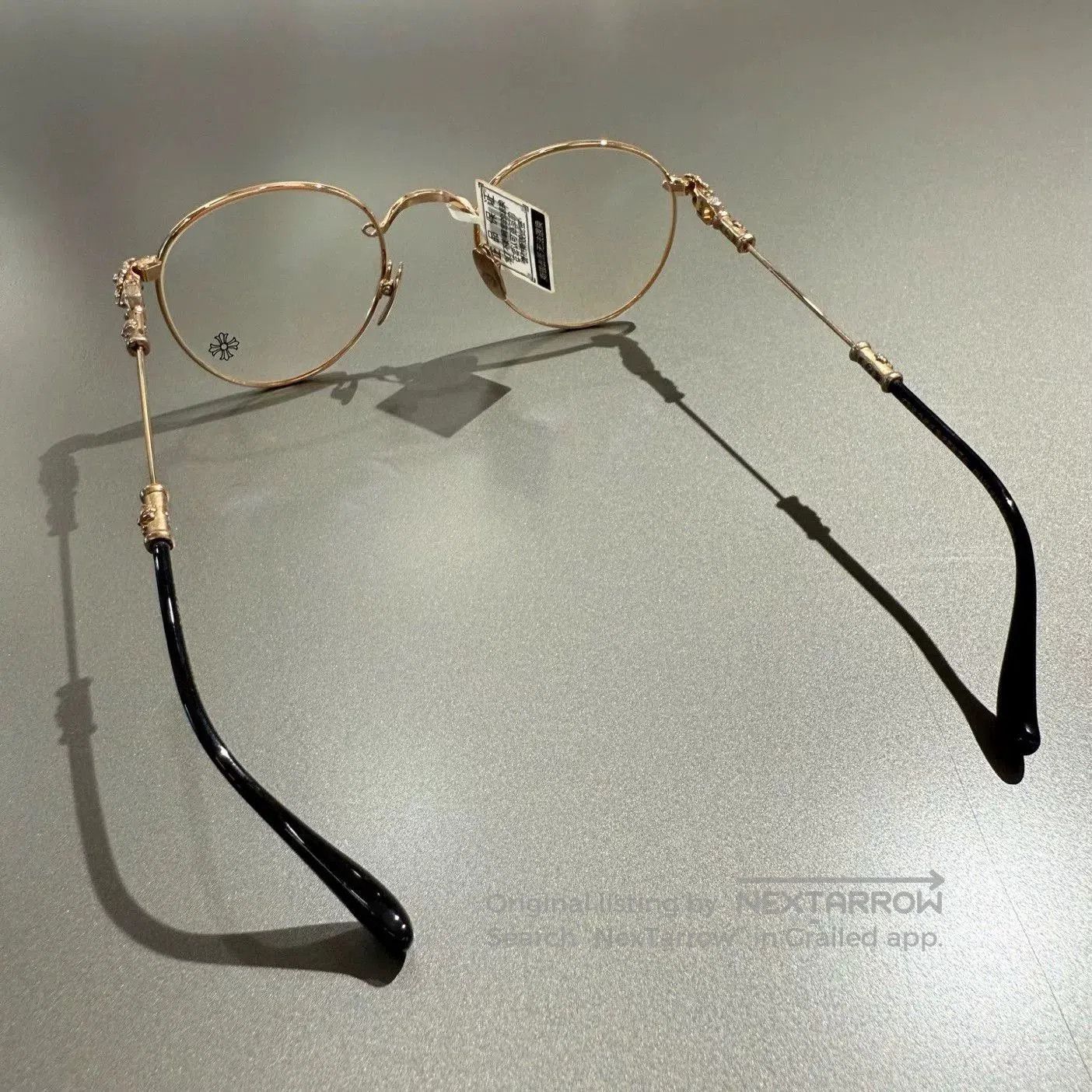 Chrome Hearts chrome hearts black gold glasses frame. Size ONE SIZE - 3 Thumbnail