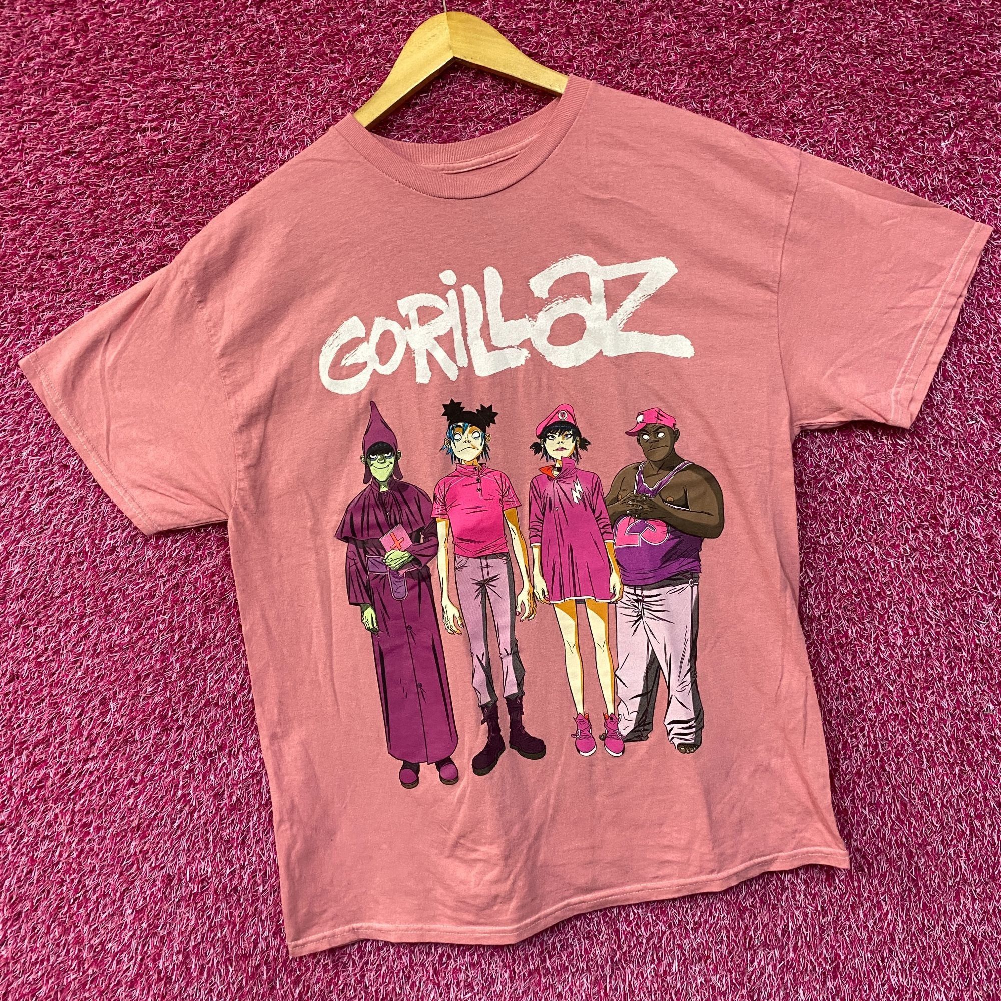 Other Gorillaz Cracker Island Standing Group Pink T-Shirt Large Size US L / EU 52-54 / 3 - 3 Thumbnail