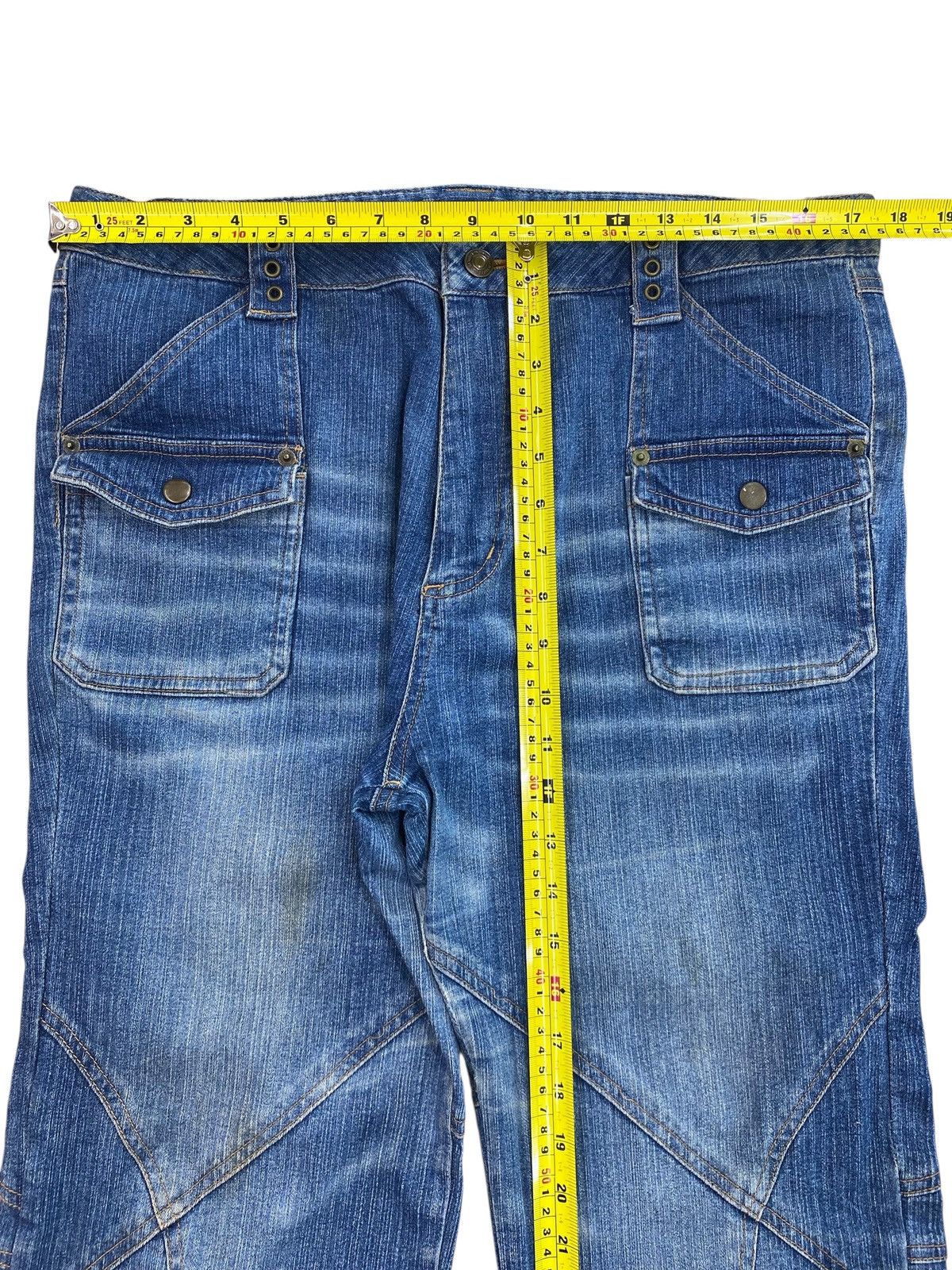 Japanese Brand Japanese Brand Bush Pants Whiskers Style Jeans Size US 35 - 9 Thumbnail