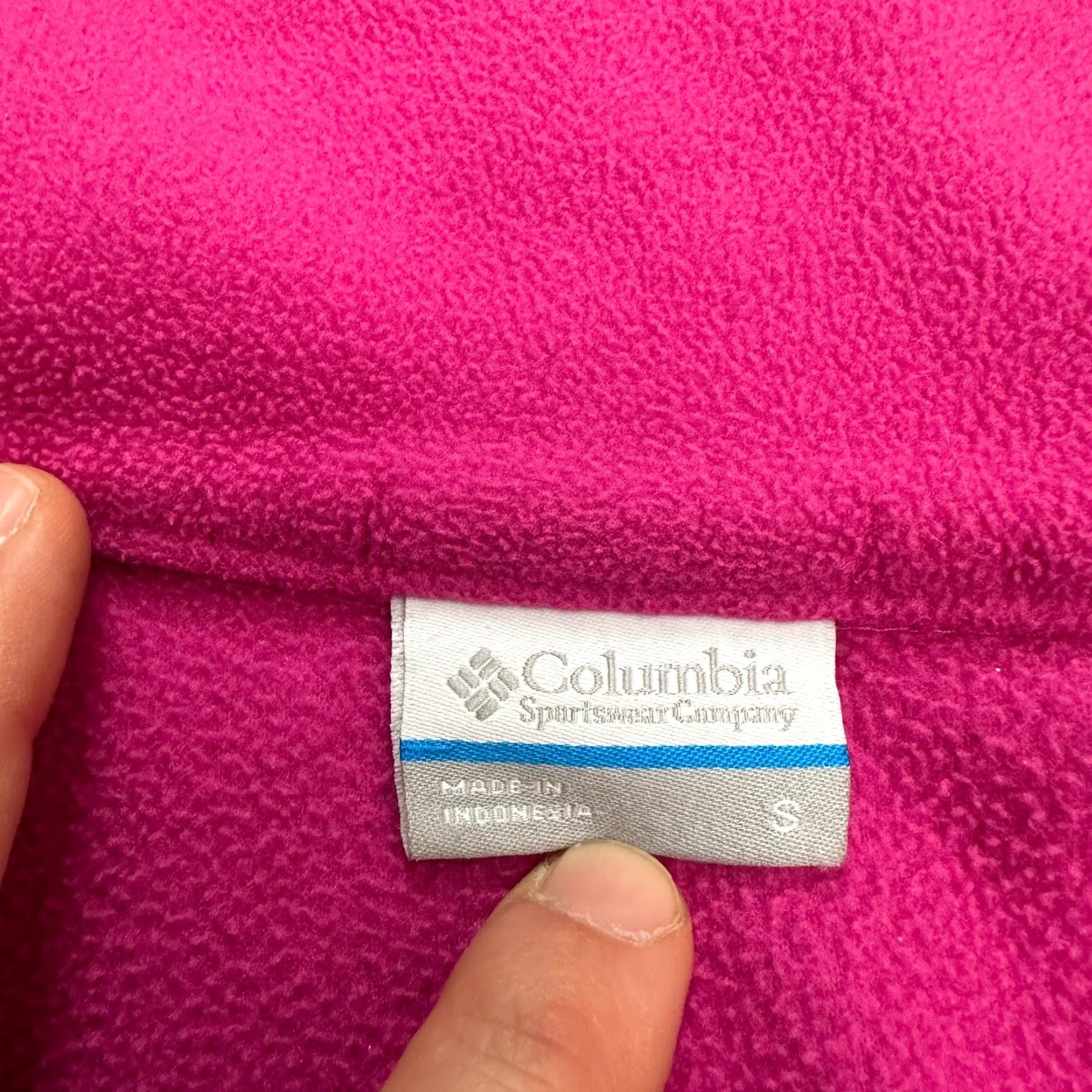 Pinko Columbia Jacket Womens Small Pink Fleece Full Zip Pockets Outdoor Hiking Casual Size S / US 4 / IT 40 - 6 Thumbnail