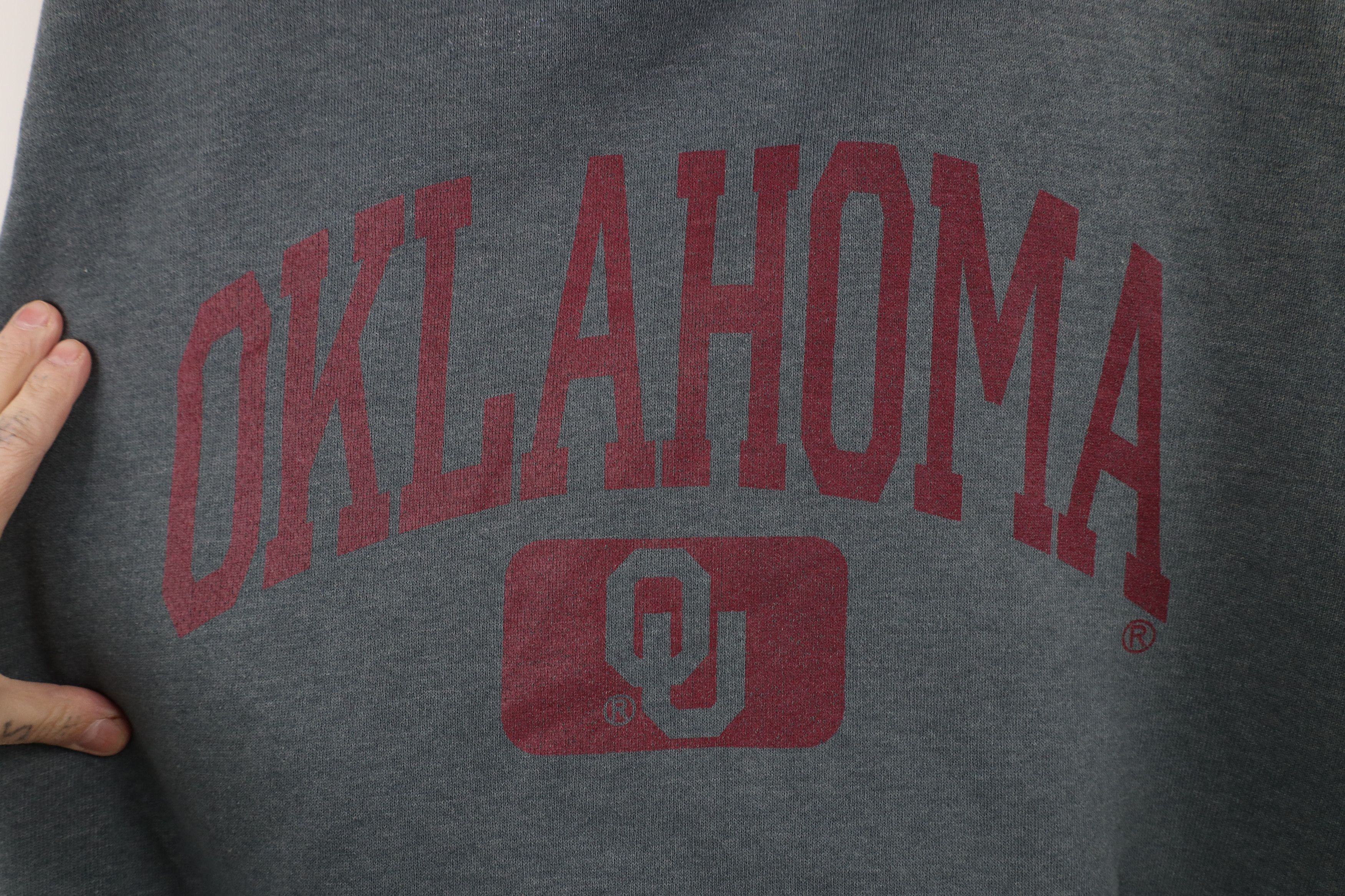 Russell Athletic × Vintage Vintage 90s Russell Athletic Oklahoma University Hoodie Size US XXL / EU 58 / 5 - 6 Thumbnail