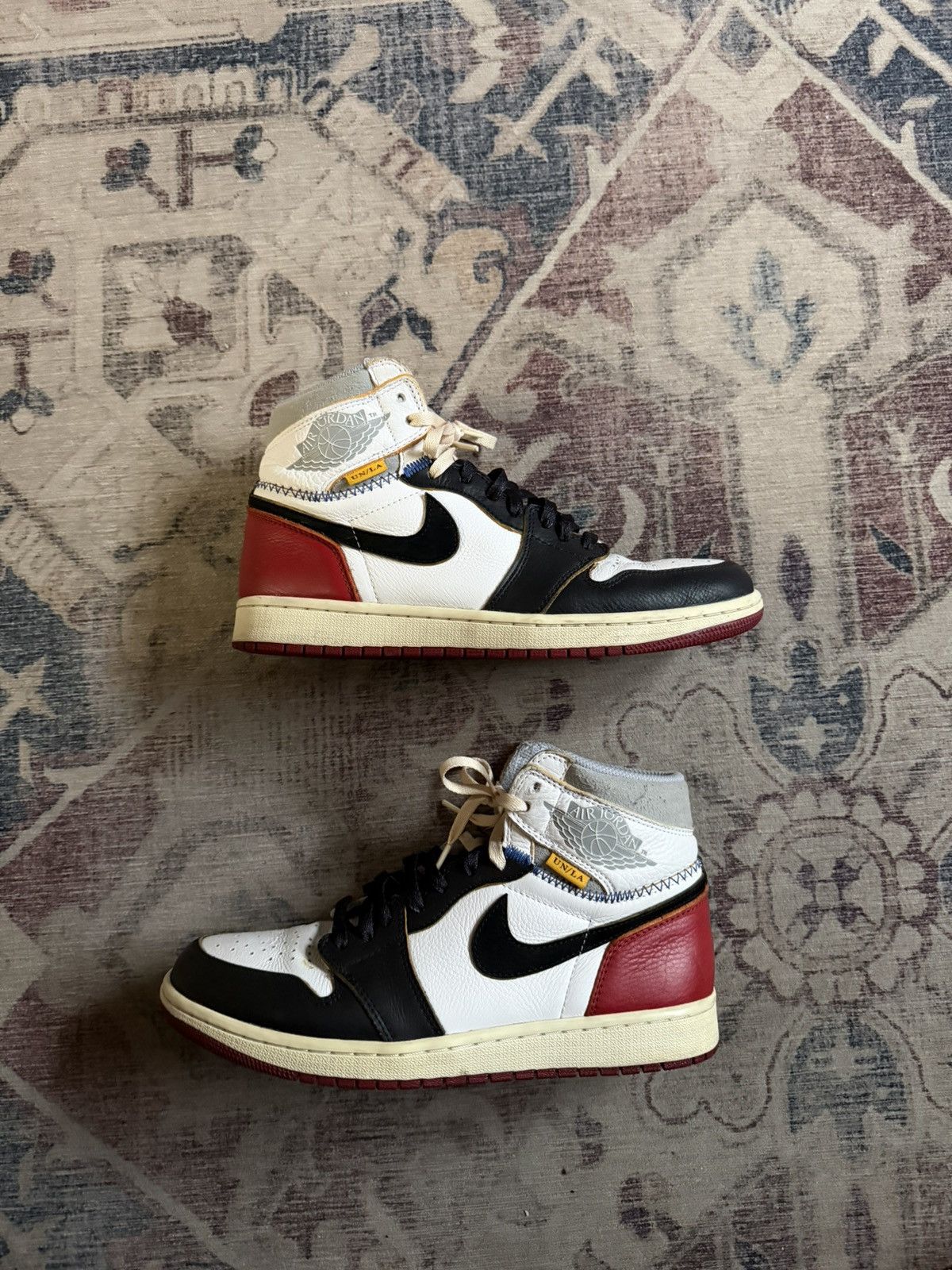 Jordan Brand × Union LA Union Jordan 1s “Black Toe” Size US 9.5 / EU 42-43 - 1 Thumbnail