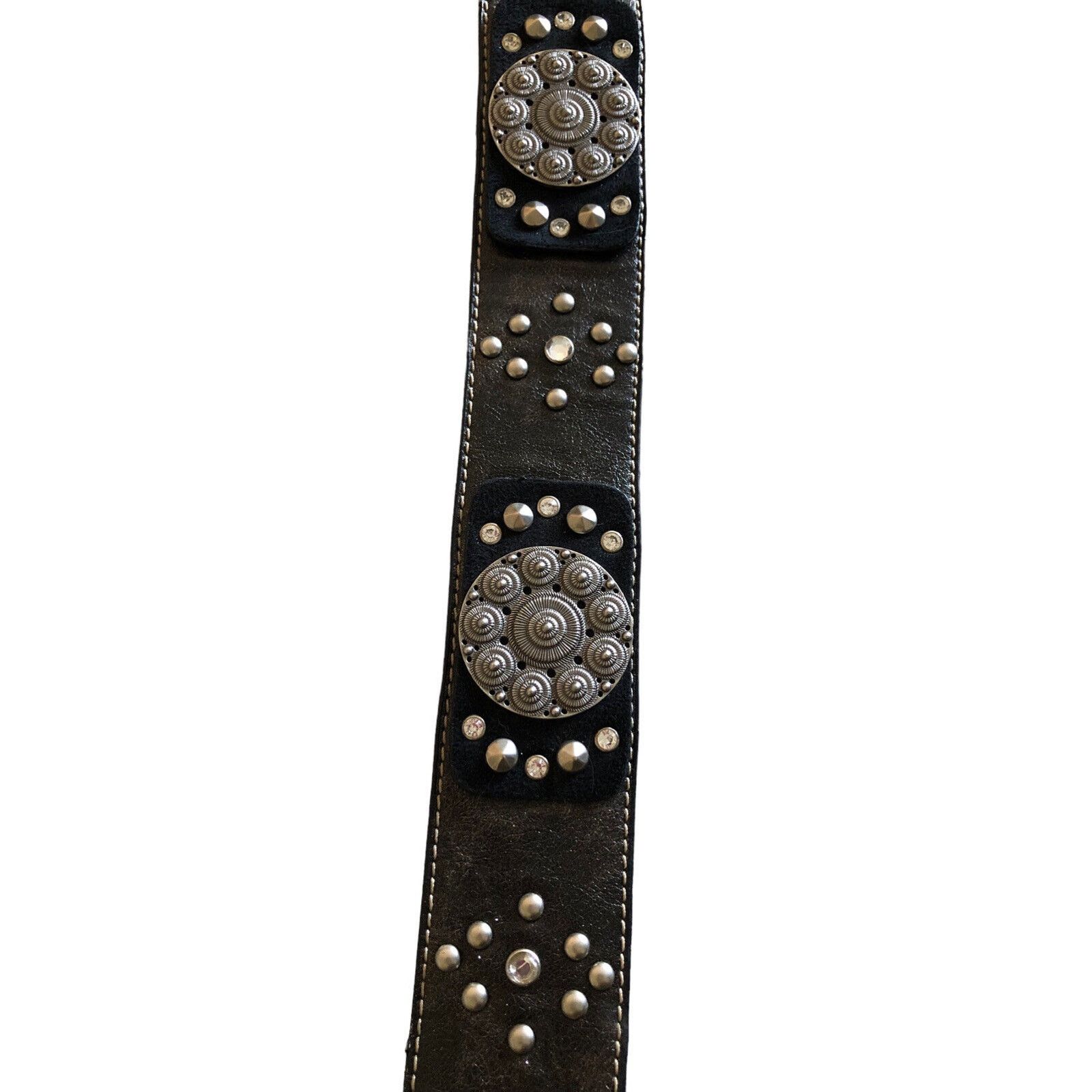 Other NWT KATHY Van Zeeland Belt Circle Disc Silver Metallic Sz M Size ONE SIZE - 7 Thumbnail