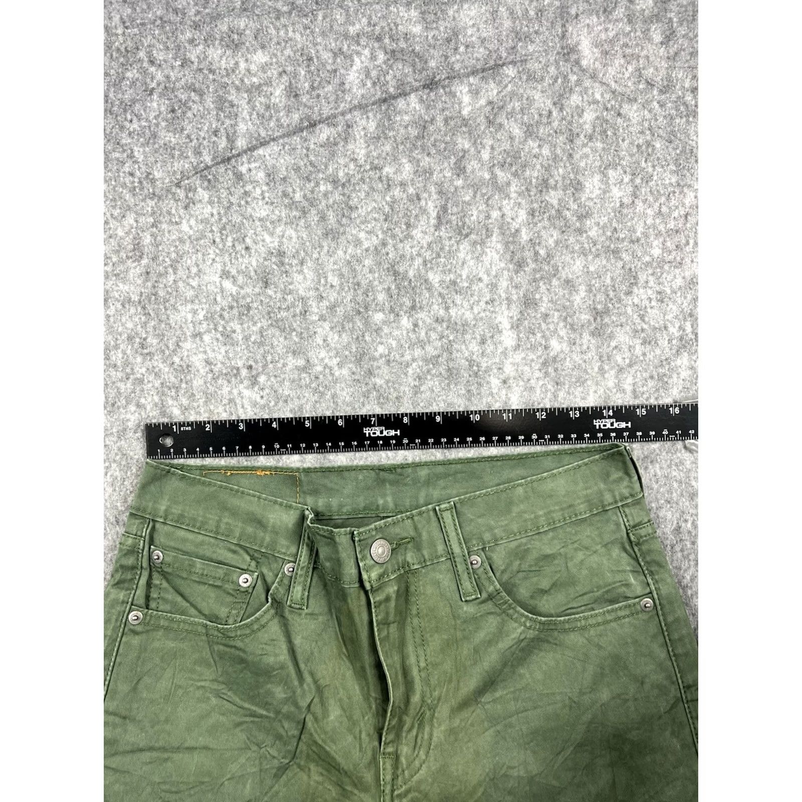 Levi's Levi's 511 Jeans Green Slim Straight Regular Men 30x32 Denim Cotton Blend Button Zip 5-Pocket Unit Vintage No Size US 30 / EU 46 - 5 Thumbnail