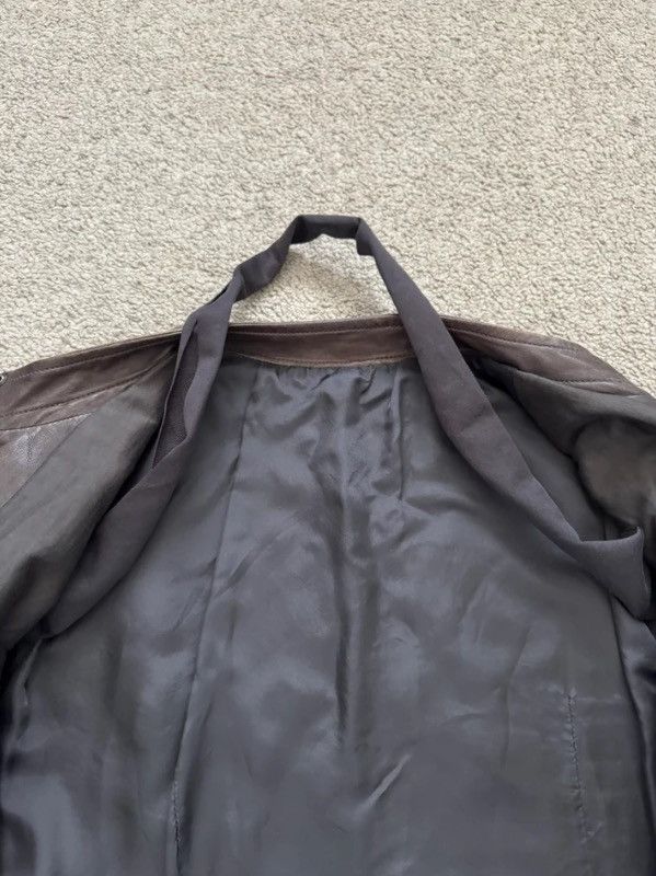 Rick Owens Rick Owens SS11 “Anthem” Intarsia Leather Jacket Size US XS / EU 42 / 0 - 12 Thumbnail