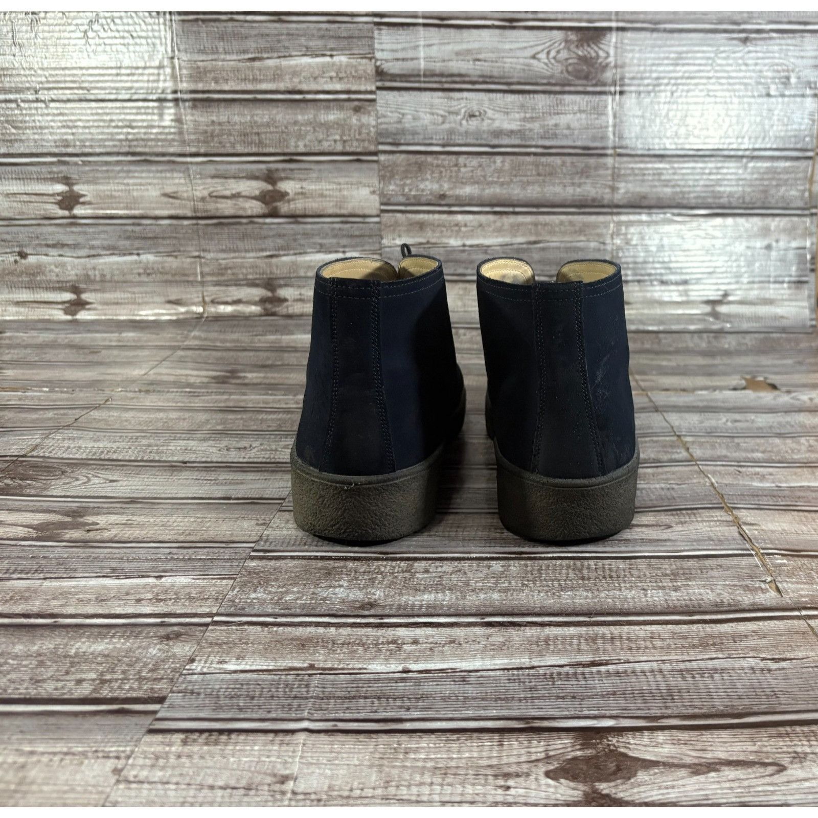 Sanders Sanders James Bond Suede Chukka boots size 13 D color navy m Size US 13 / EU 46 - 3 Thumbnail