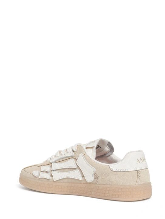 Amiri o1lsvrm0425 Pacific Bones Low Sneakers in Beige Size US 7 / EU 40 - 3 Thumbnail