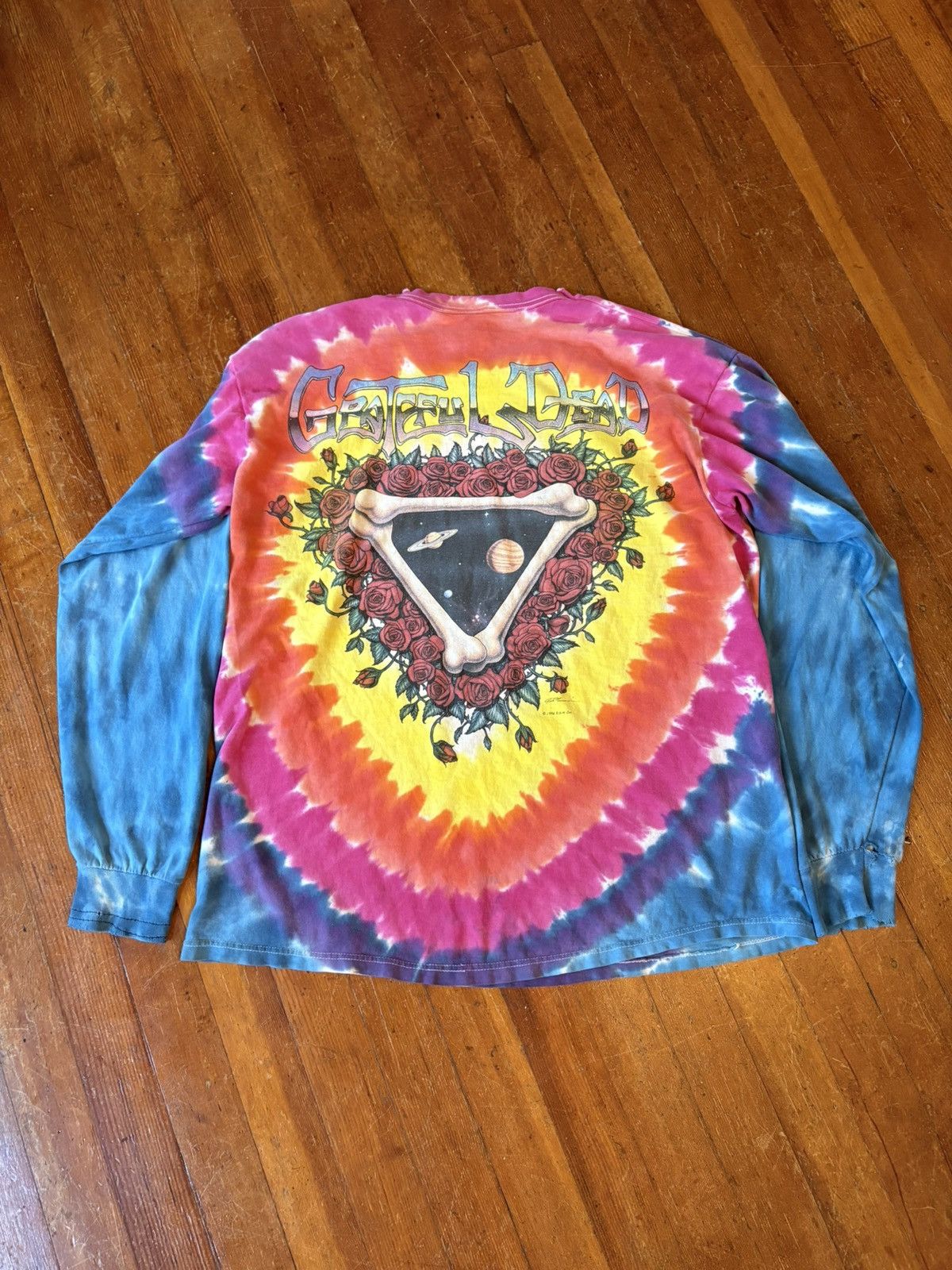 Grateful Dead × Liquid Blue Vintage 90s Grateful Dead Liquid Blue space your face shirt. Size US XL / EU 56 / 4 - 2 Thumbnail