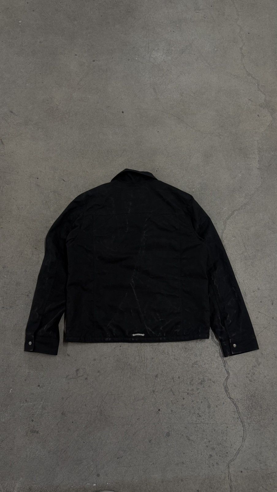 Chrome Hearts RARE! Chrome Hearts Black Waxed KS Jacket Size US L / EU 52-54 / 3 - 3 Thumbnail