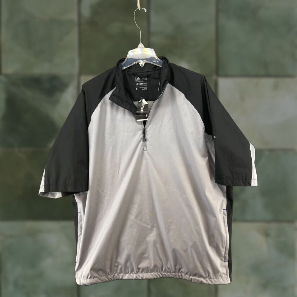 Adidas Adidas Climastorm Golf Polo Shirt Mens Large Gray Quickdry Short Sleeve Athletic Size US L / EU 52-54 / 3 - 1 Thumbnail