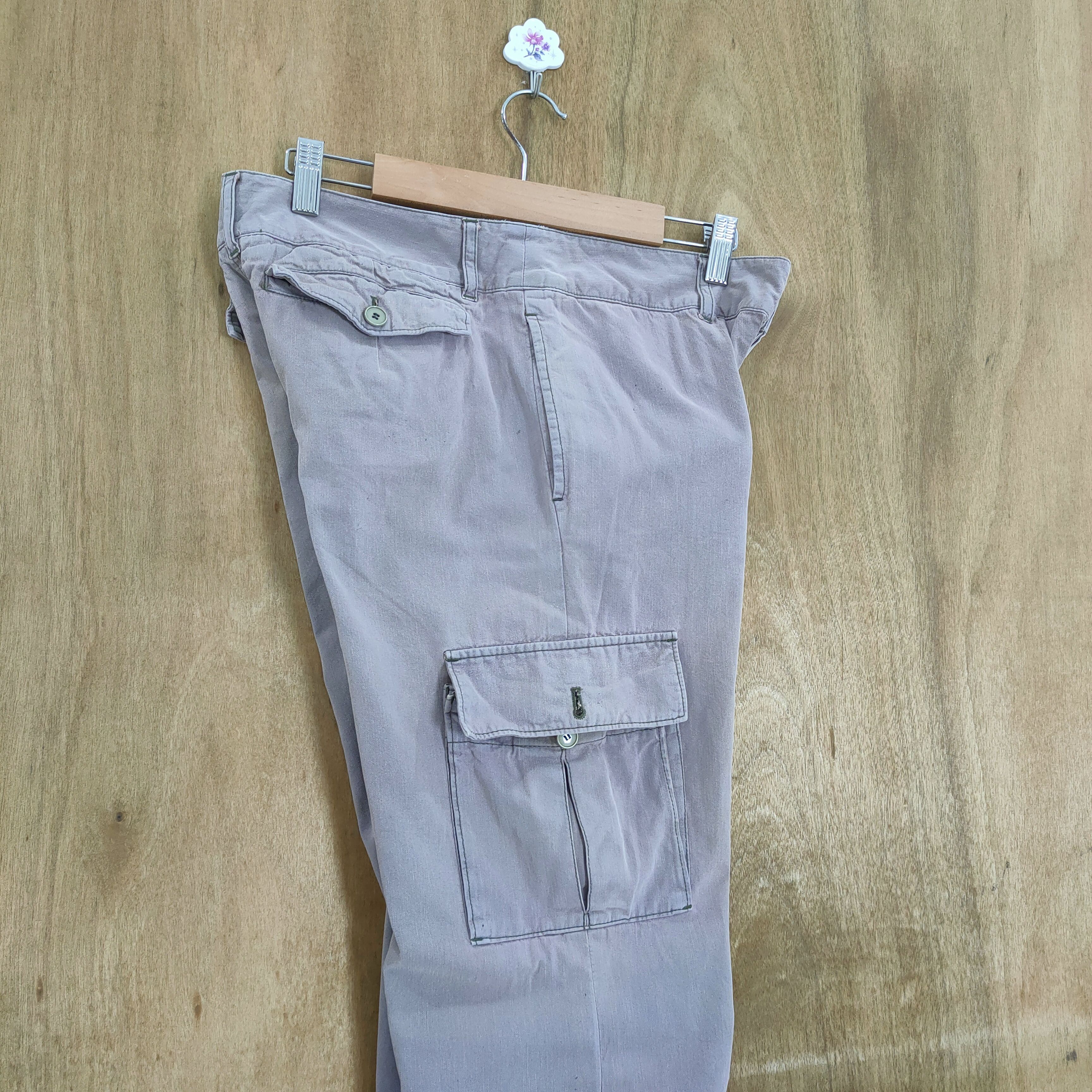 Japanese Brand JAPANESE BRAND FADED WOMEN CARGO PANTS Size US 29 - 14 Thumbnail