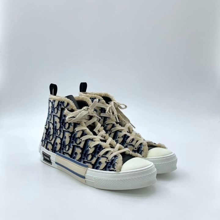 Dior Dior B23 Oblique High-Top Sneakers Size US 10 / EU 43 - 2 Thumbnail