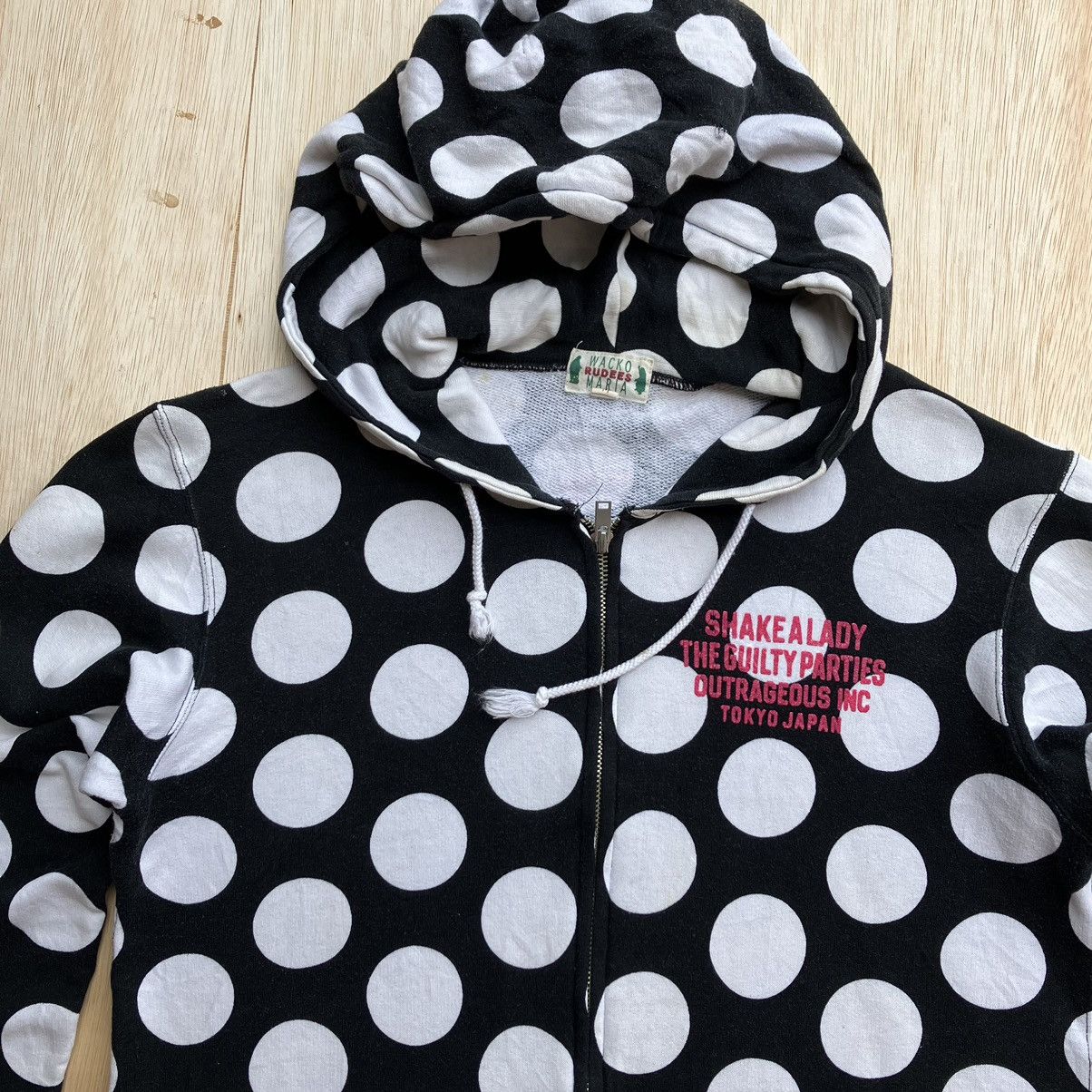 Japanese Brand × Wacko Maria WACKO MARIA ZIP UP HOODIE POLKADOT Size M / US 6-8 / IT 42-44 - 2 Thumbnail