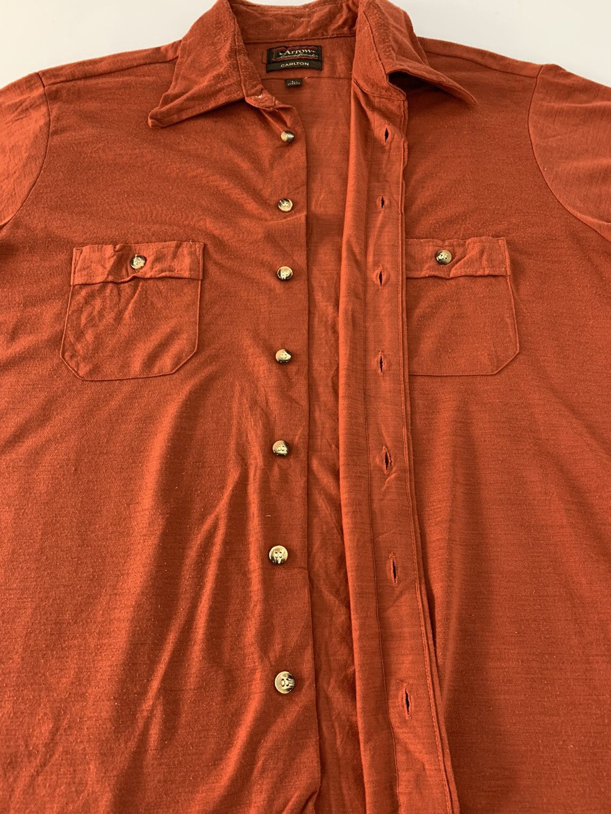 Arrow 80s Arrow Carlton America Shirtmaker Classic Double Pocket Size US XL / EU 56 / 4 - 4 Thumbnail