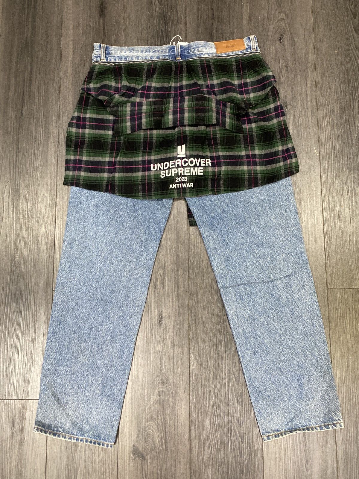 Supreme × Undercover Supreme UNDERCOVER Layered Washed Indigo Jeans Size 32 Size US 32 / EU 48 - 2 Thumbnail