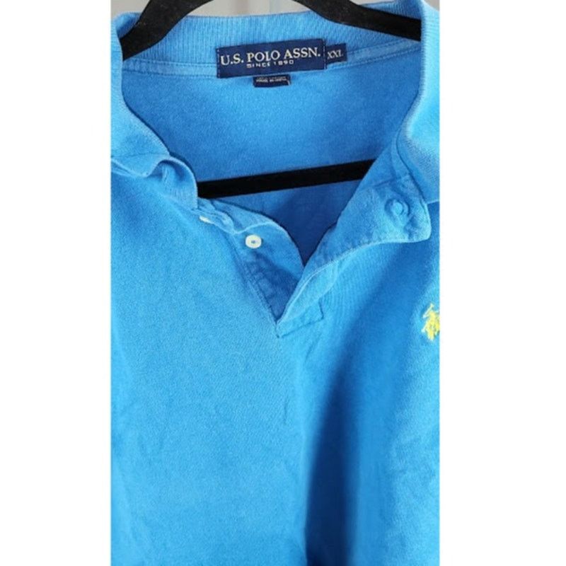 Polo Ralph Lauren Polo Ralph Lauren Men's Classic Blue Polo Shirt Size XL Size US XXL / EU 58 / 5 - 3 Thumbnail
